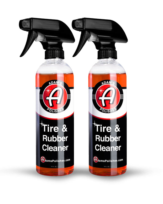 Adam's Polishes Tire & Rubber Cleaner (2-Pack) - Removes Discoloration from Tires Quickly - Works Great on Tires, Rubber & Plastic Trim, and Rubber Floor Mats