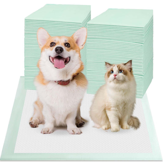 80PCS Pet Training and Puppy Pads - 24"x24" Disposable Waterproof Puppy Pee Pads - Maximum Absorption and Protection