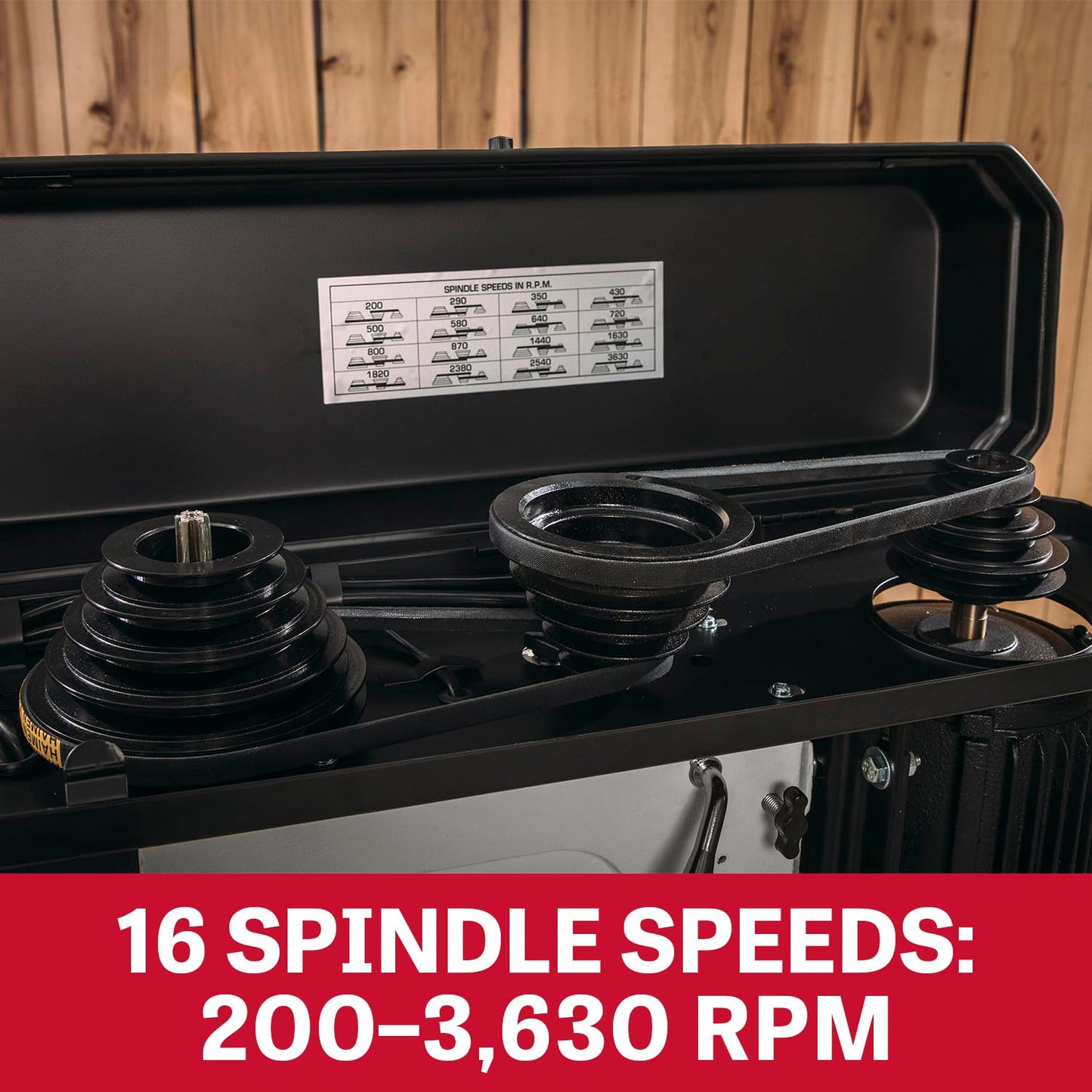 JET 17-Inch Floor Drill Press, 16 Speed, 3/4 HP, 115/230V 1Ph (Model JDP-17MF)