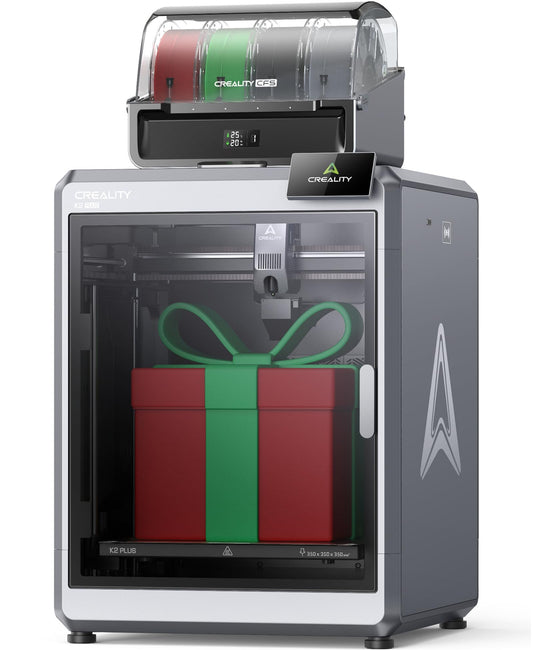 Creality K2 Plus Combo 3D Printer, Multi Color Printing with New CFS 600mm/s High-Speed Full Auto-Leveling Dual Al Camera Next-Gen Direct Drive Extruder Larger Build Volume 13.78x13.78x13.78 inch