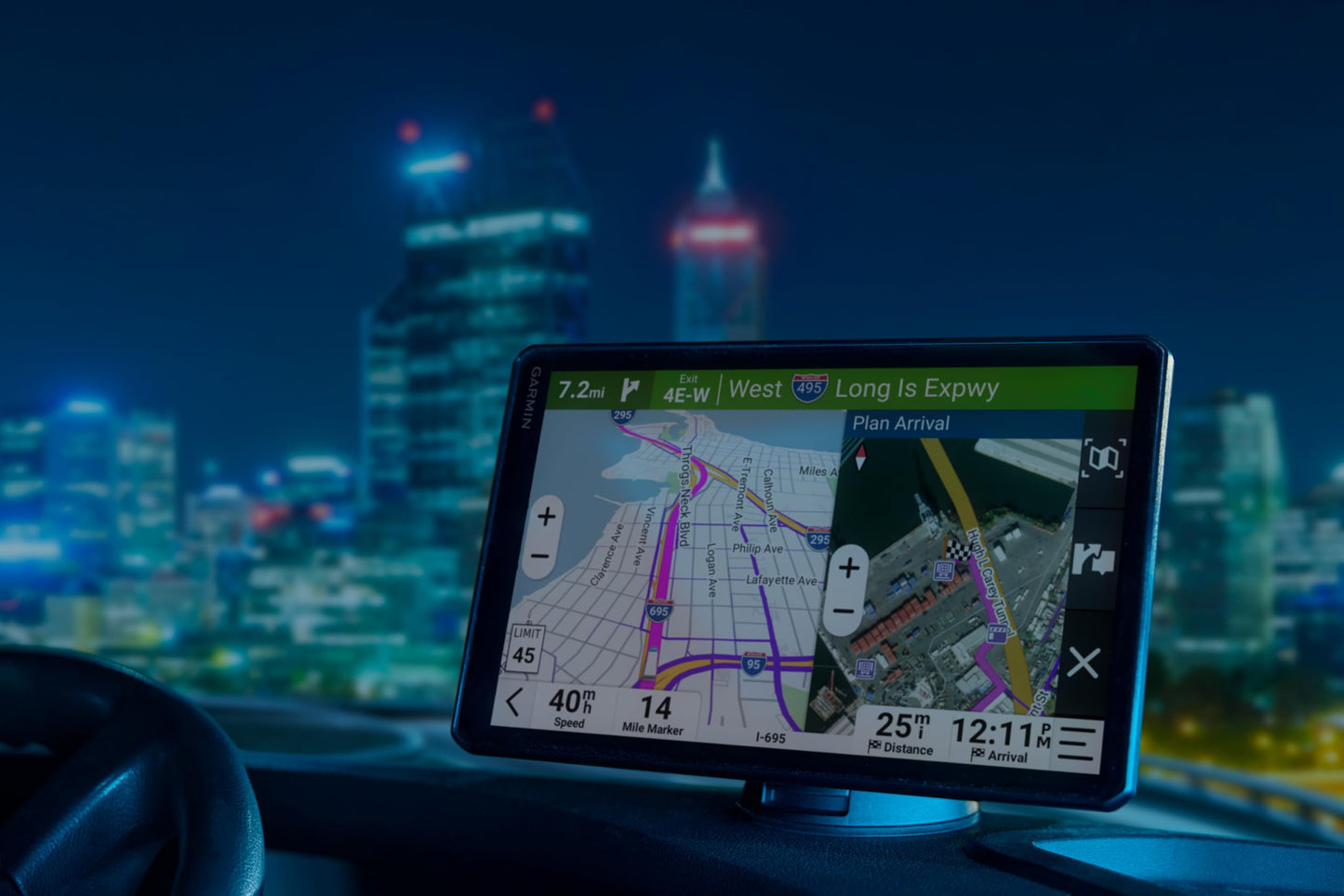 Garmin Dezl OTR620 GPS Truck Navigator 6" Display Touchscreen, Commercial GPS Navigation for Semi-Truck Driver Bundle with LCD Cleaning Kit + 32GB SD Memory Card + More Accessories