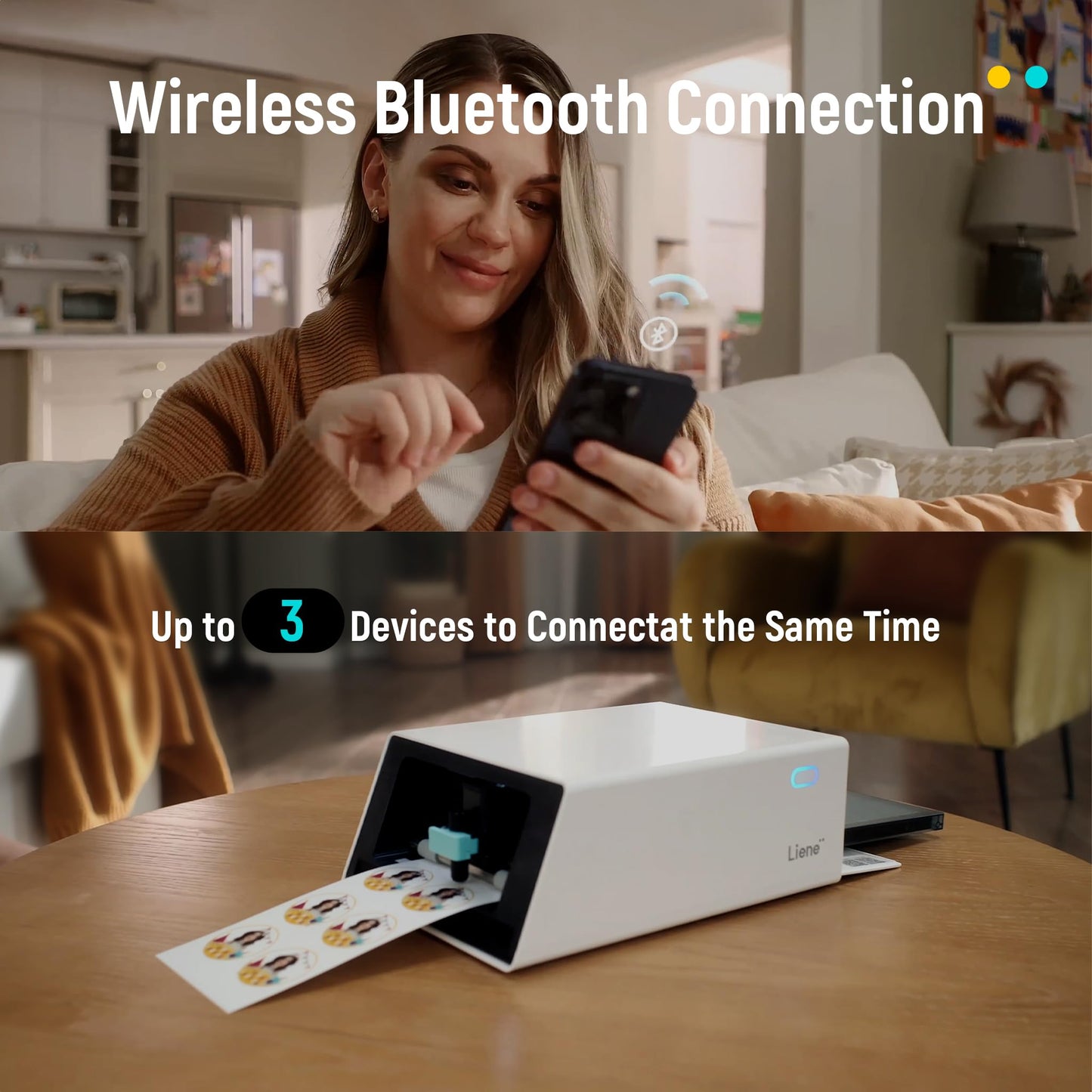 Liene PixCut S1 Photo Pro Pack - All-in-One Photo Sticker Printer and Cutter for High-Volume Printing, Professional-Grade Photos & Custom Stickers