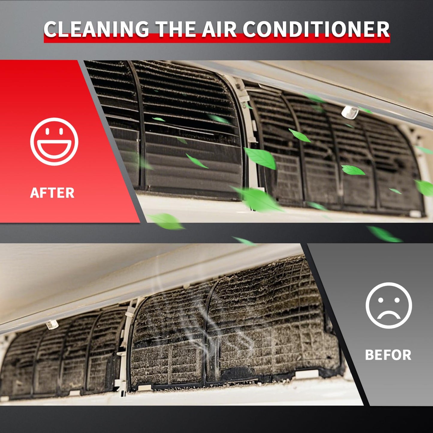 ROGVOC HVAC Pressure Washer, Portable Coil Claening Sprayer with 5 Quick Connect Nozzles, Fin Cleaner Set, Extension Tube for Air Conditioner, Cars,Fences, Driveways, Patios, Home Cleaning