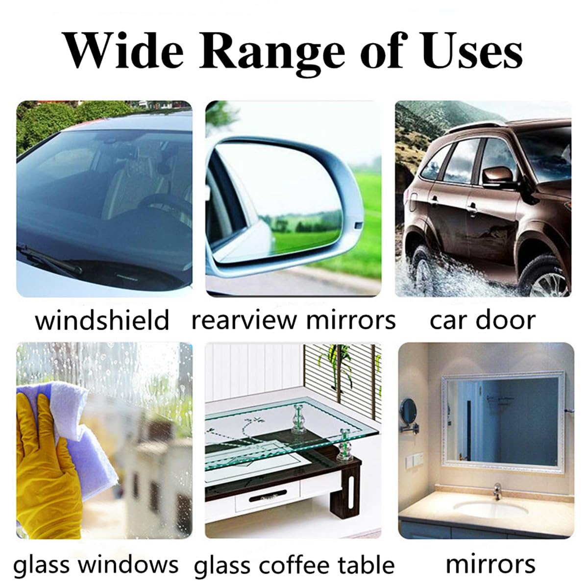 LLTWIFT Windshield Washer Tablets, Fast Dissolving, Solid Windshield Washer Fluid for Cleaning Automobile Windows and Mirrors (6)