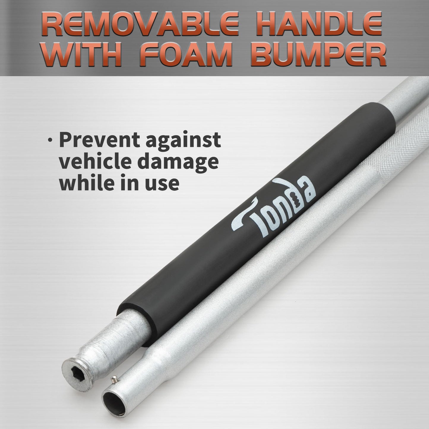 TONDA Low Profile Floor Jack, 2 Ton Aluminum and Steel Hydraulic Car Jack with Dual Pump System, Rapid Lift, Orange