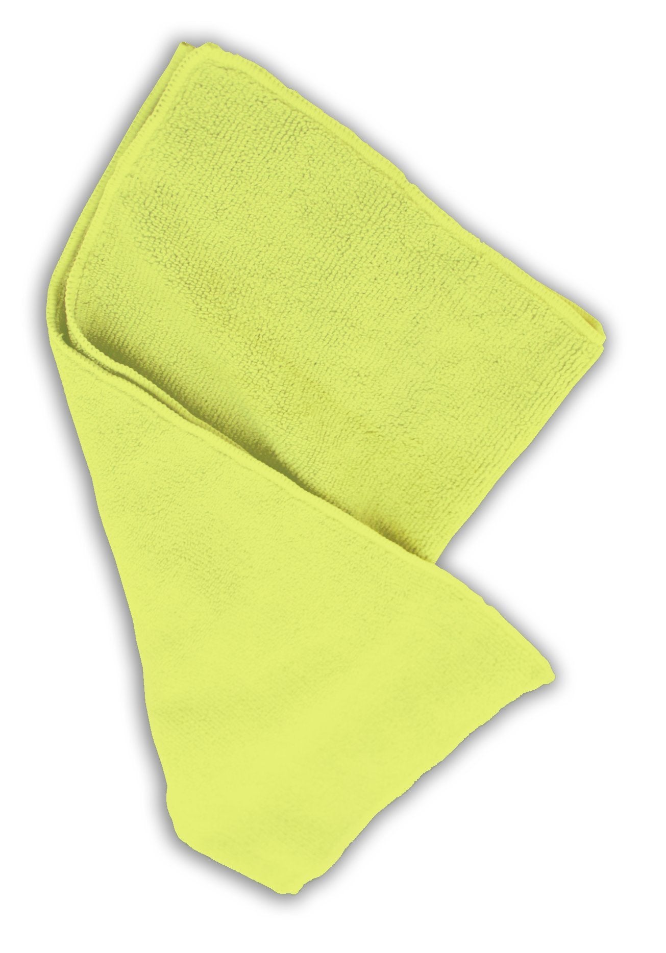 Impact LFK700 Microfiber All-Purpose Cloth, 16" Length x 16" Width, Yellow (15 Bags of 12)