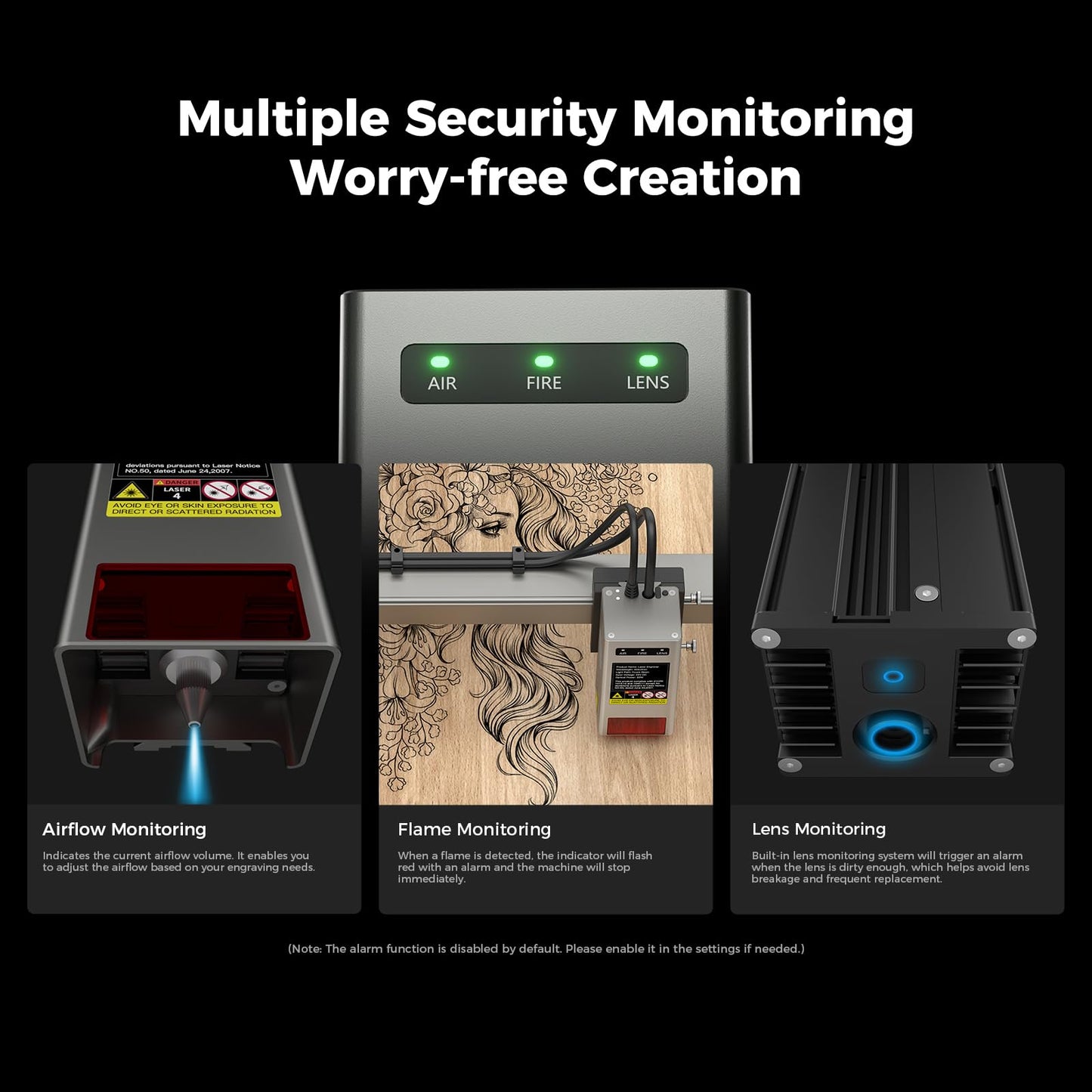 Creality Falcon2 Pro 22W Laser Engraver-Desktop Diode 120W Output with Integrated Enclosure, Camera&Air Assist for Batch Process, 500mm/s, Laser Cutter and Engraver Machine for Wood/Acrylic/Metal