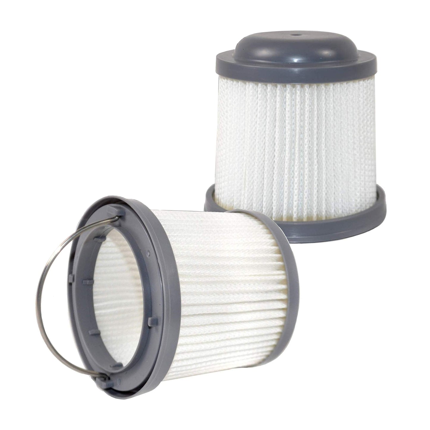 HQRP 2-pack Washable Filter compatible with Black & Decker HFVB320J27, HFVB315J22 DUSTBUSTER, HFVAB320JC26 Car Lithium FLEX Hand Vacuum, Pivot vac filter PVF110 Replacement