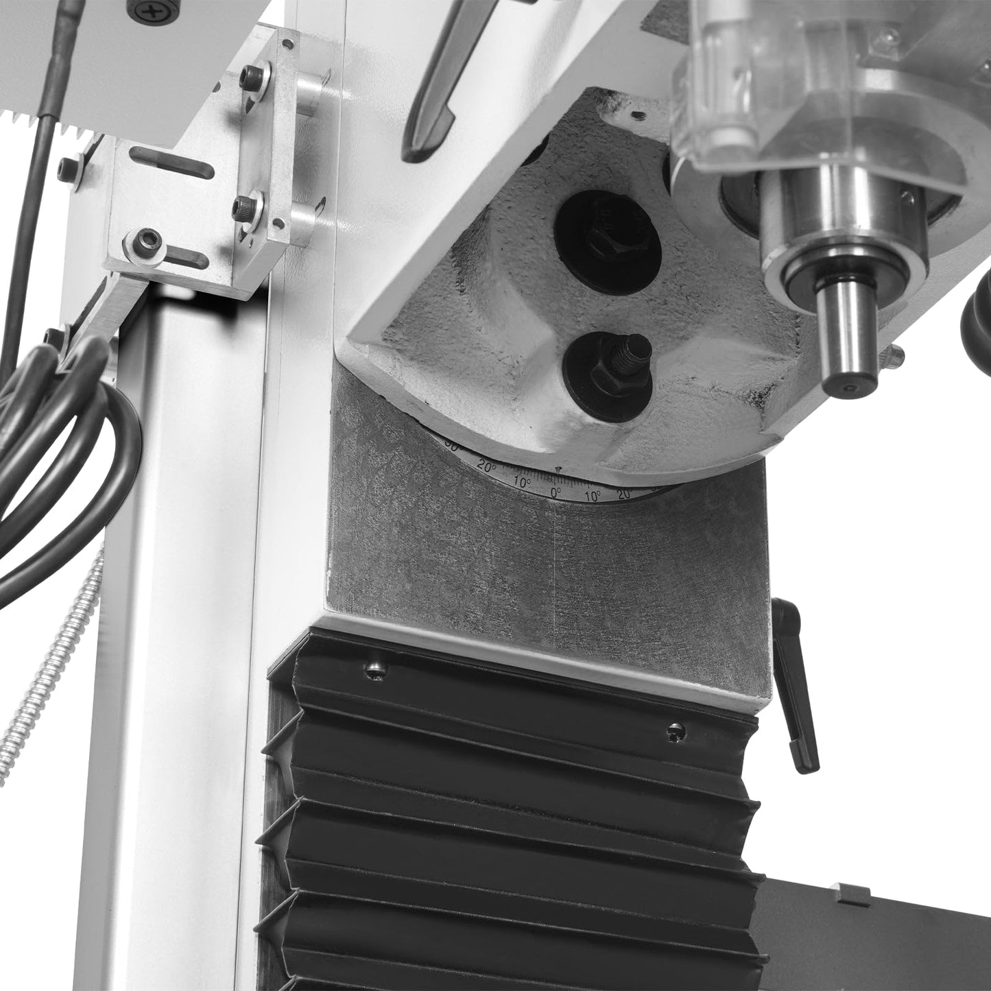 Mechmaxx 8-1/4"x33'' Industrial Benchtop Mill Drill Machine Brushless Motor, Variable Speed, R8 Spindle, 2 HP, 110V, Compact Milling Drilling Tool for Garage Shop, DIY Metalworking without Stand,VM32L