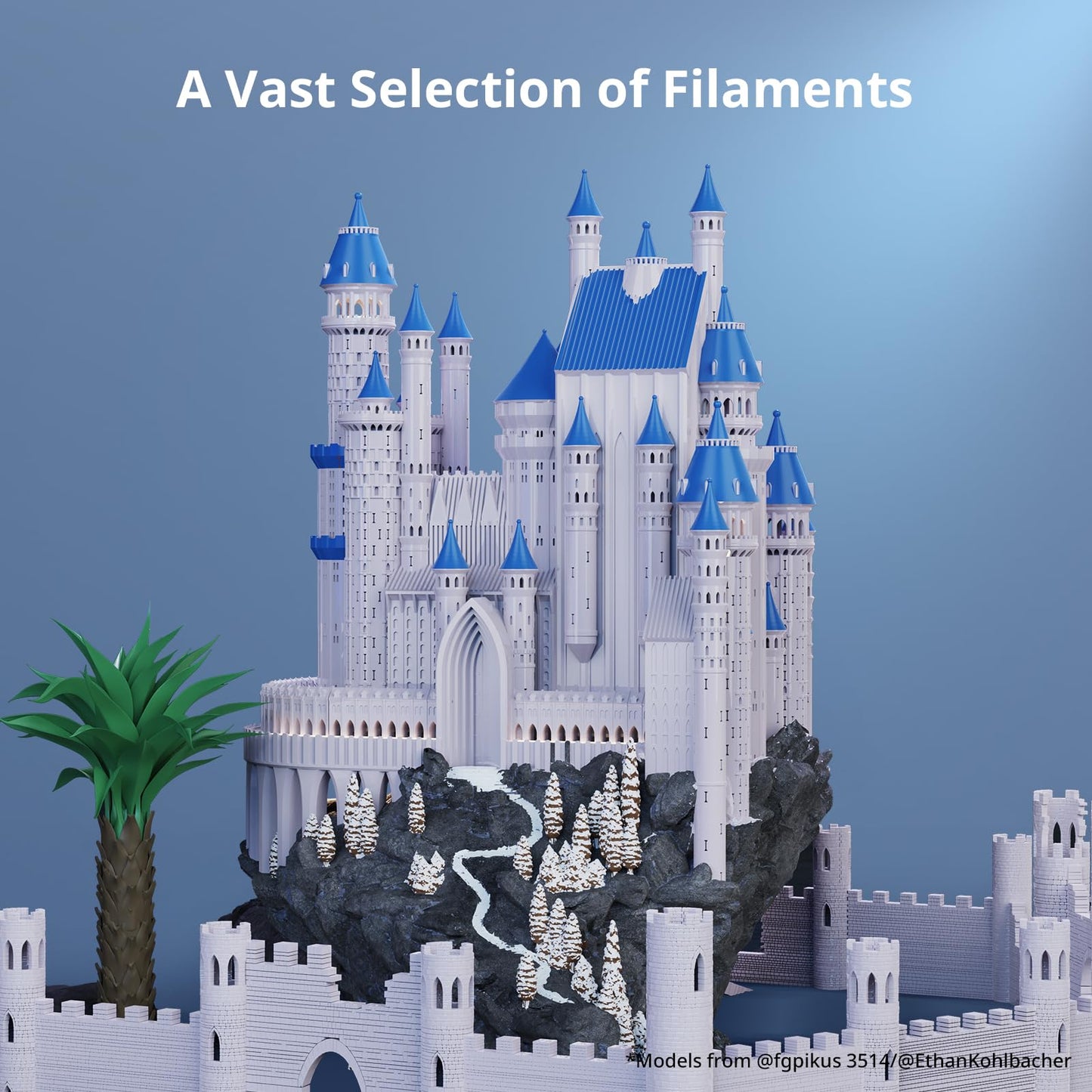 Anycubic Kobra 3 V2 3D Printer Only, Support Multi-Color 3D Printing Need with Additional Anycubic ACE Pro, Max 600mm/s High Speed, Built-in Camera Higher Precision Higher Success Rates 255×255×260mm