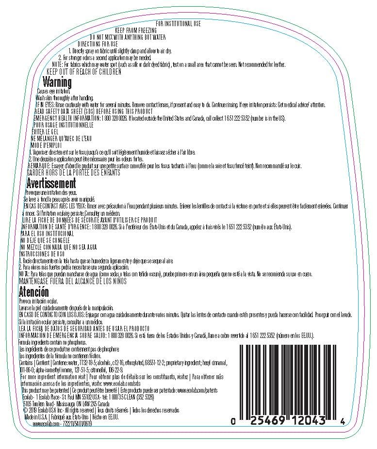 Ecolab 12043 ZephAir Mountain Mist Air Freshener, Commercial-Grade Room Freshener, Case of 6