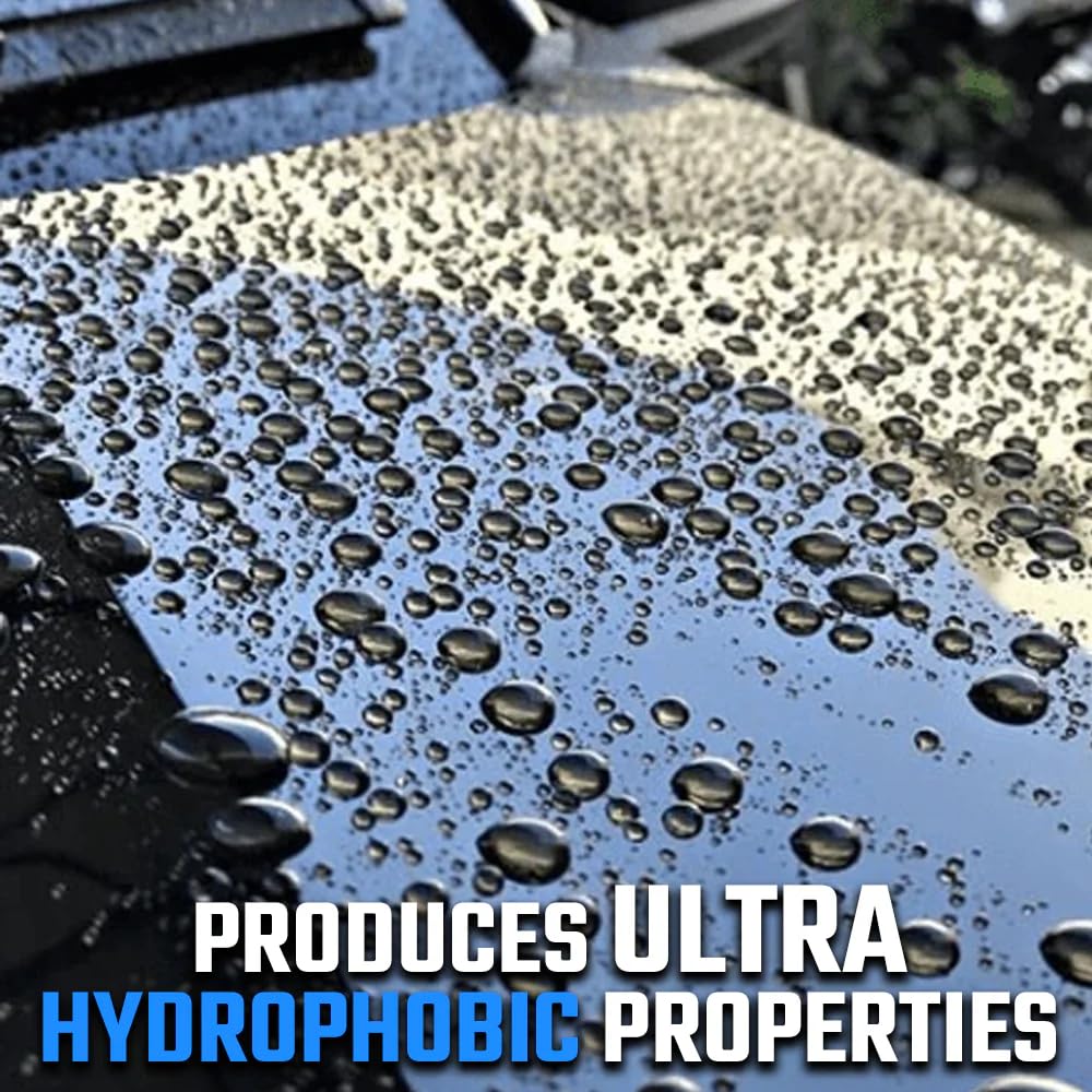 ExoForma Ceramic Detailer - SiO2 Ceramic Spray Wax Sealant, Delivers High Gloss, Superior Durable Protection & Hydrophobic Action - Extends Coating Lifespan - For Cars, Boats, ATVs & RVs, 128 oz