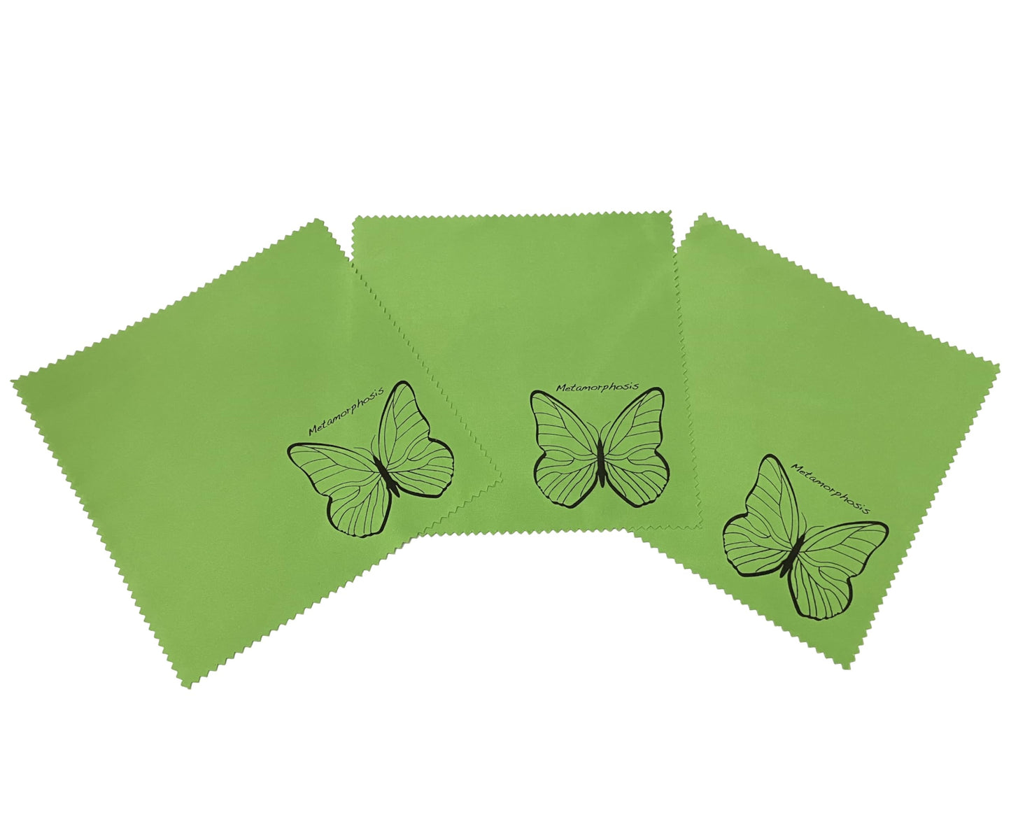 Smart Go - Microfiber Cleaning Cloth (100 Pieces) - Digital Custom Print Your Company Artwork or Business Logo - Promotional Item for Cleaning Eyeglasses, Screens, & Lenses - 6 x 6 in