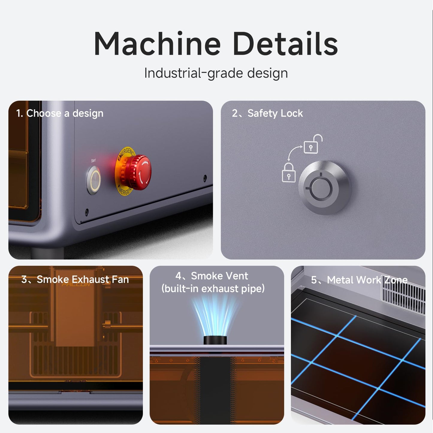 Creality Falcon A1 10W Laser Engraver, Enclosed Laser Cutter with Air Assist, HD Camera Positioning, Beginner-Friendly, Class 1 Safety Laser Engraving Machine for Wood and Metal, Acrylic