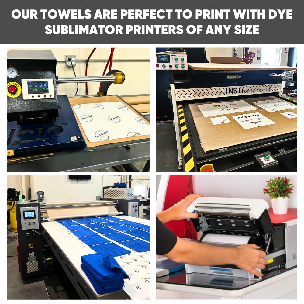 Microfiber Wholesale Sublimation Blanks Towels 16x24 - Premium Waffle Weave Microfiber Towels for Kitchen - Polyester Blanks for Kitchen or Craft Use - Bulk Pack of 156