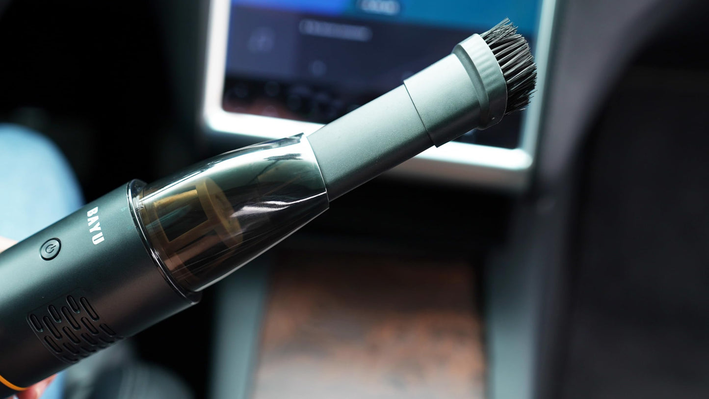 BAYU 19kpa Car Vacuum Cleaner - Award Winning Design, Strong Suction, Wireless Portable, with 19,200 mA Energy