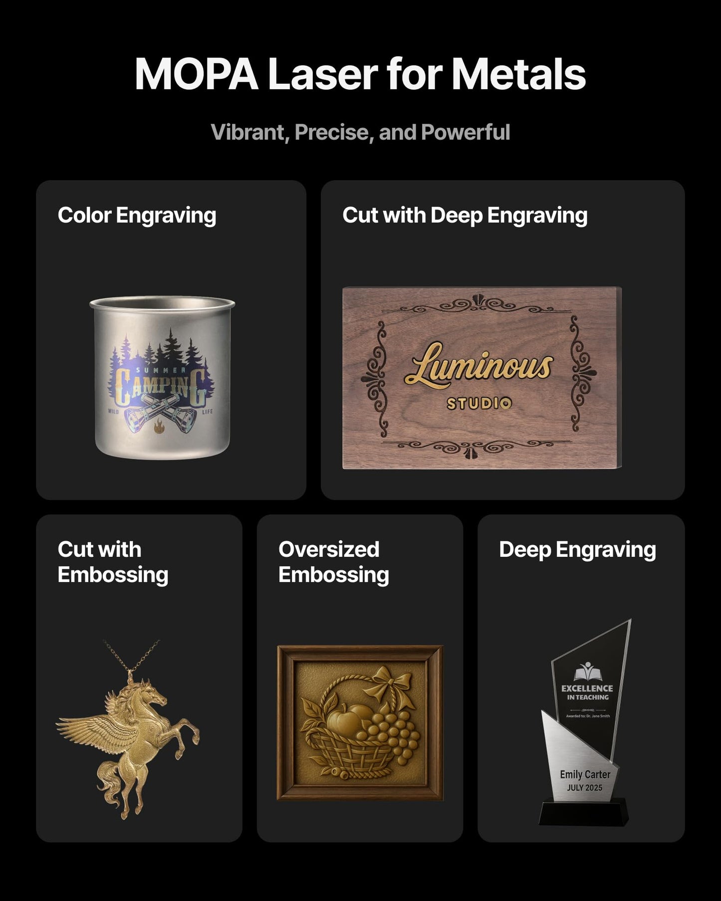 xTool F2 Ultra 60W MOPA & 40W Diode Dual Laser Engraver, 100+ Color Metal Engraving, Dual 48MP Cameras, Auto Streamline, 15,000mm/s Ultra-Fast, AI Powered 3D Fiber Laser Cutter and Engraver Machine