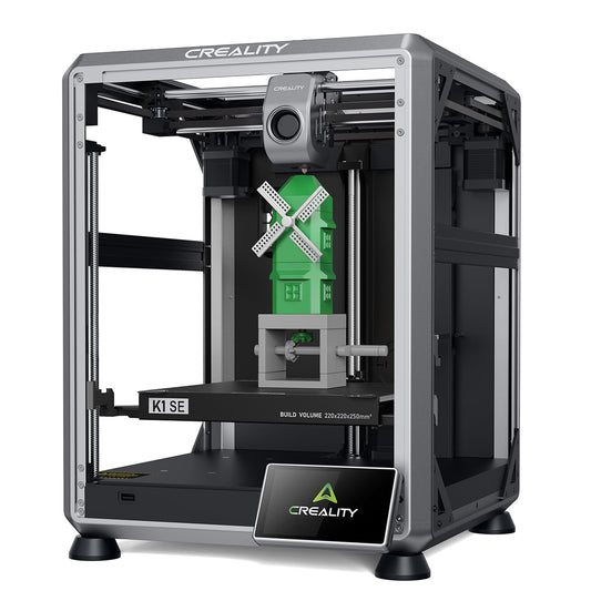 Creality 3D Printer, K1 SE Fully Assembled Auto Leveling 3D Printers for Kids and Beginners, 600mm/s Max High-Speed Printing, Core XY All Metal Structure, Larger Print Size 250x220x220mm