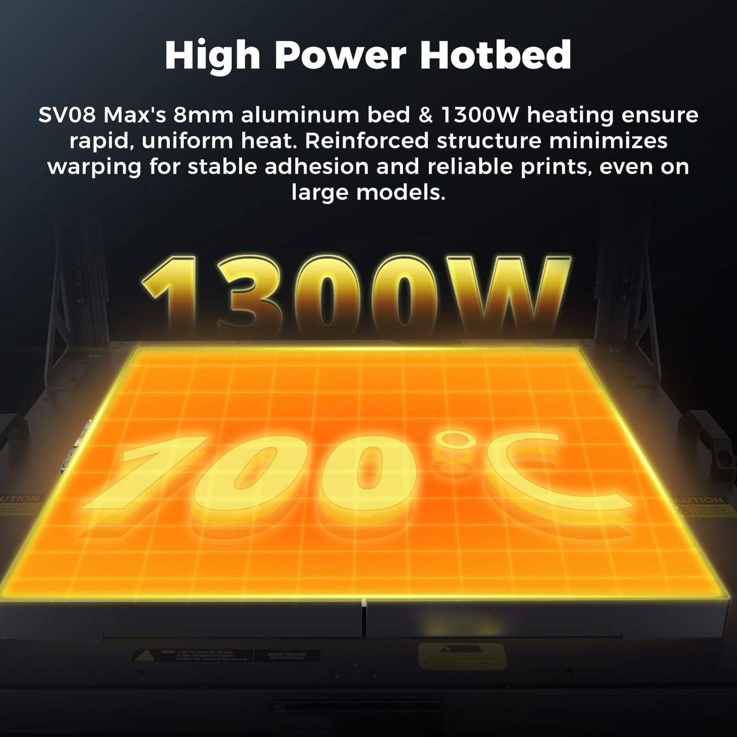 Sovol SV08 MAX CoreXY 3D Printer, Voron 2.4 Open Source 700mm/s High Speed 3D Printers, with Eddy Current Sensor Leveling, XYZ Full Linear Rails and Camera, Larger Build Volume 19.7x19.7x19.7in