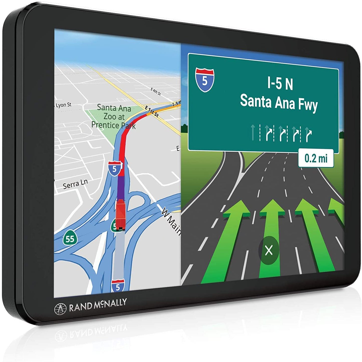 Rand McNally TND Tablet 85 8-inch GPS Truck Navigator with Built-in Dash Cam, Easy-to-Read Display and Custom Truck Routing (Renewed)