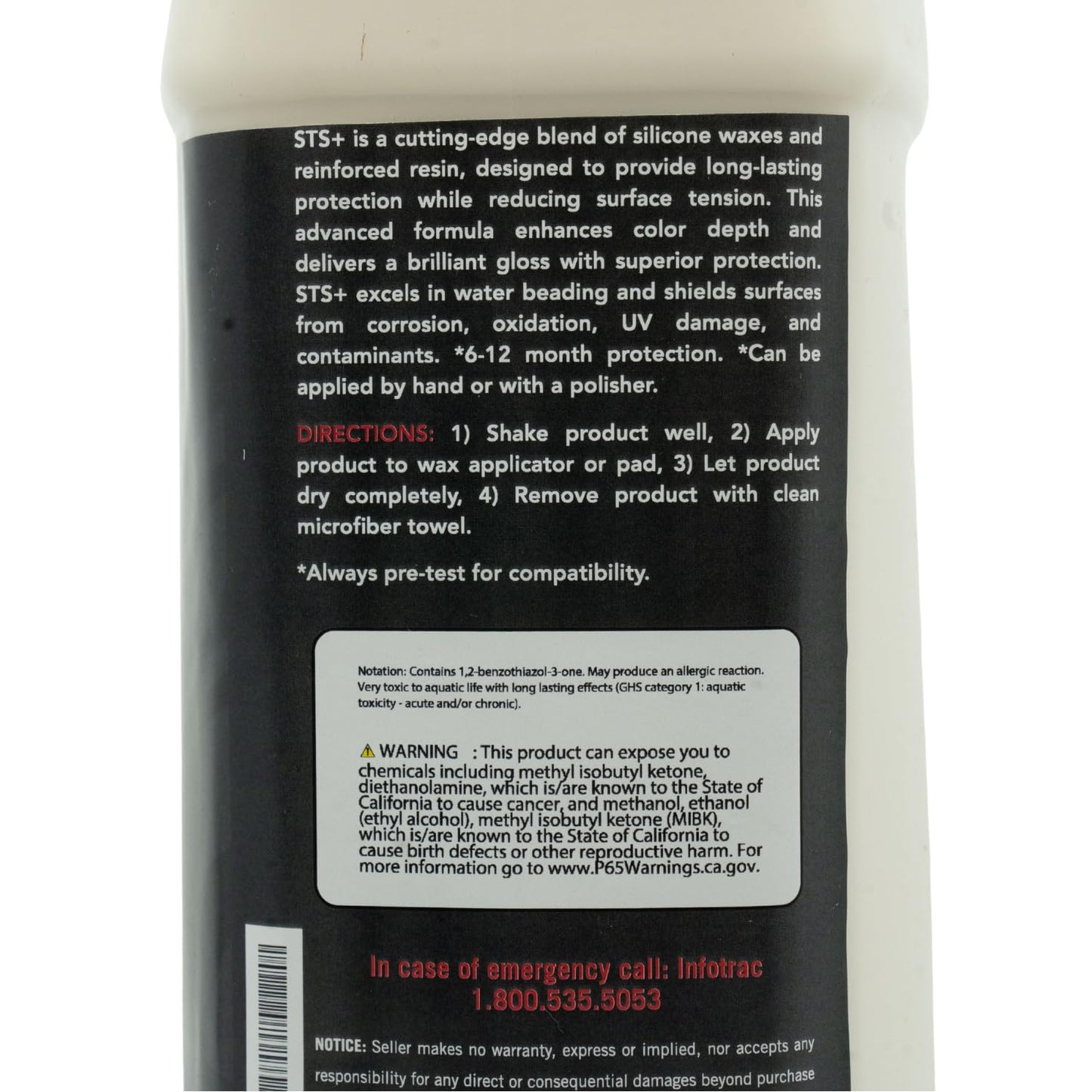Detail King STS+ Polymer Car Paint Sealant & Protectant - Part 3 of Paint Correction Process - Car Wax Replacement - Gallon