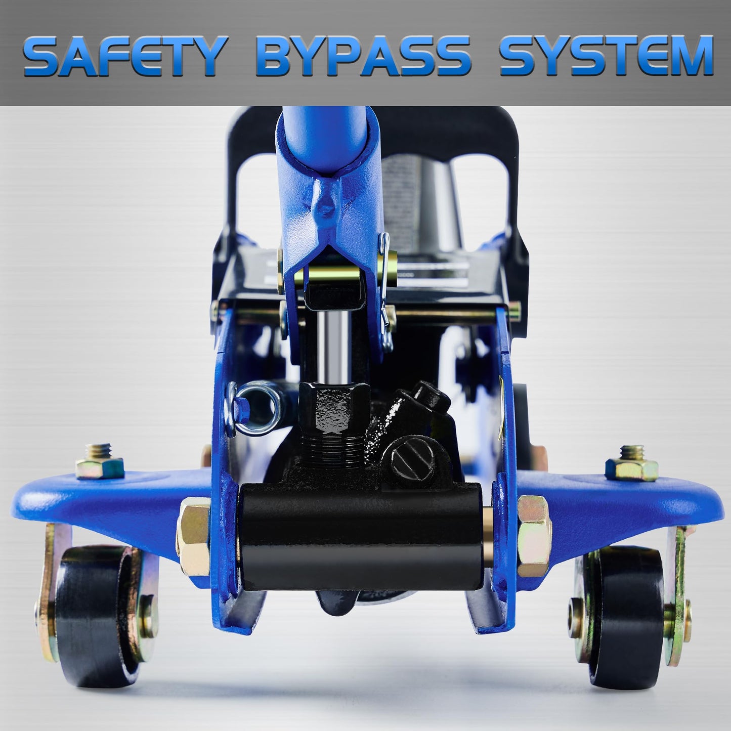 TONDA Floor Jack, Hydraulic Portable Car Lift Jack, 1.5 Ton (3,000 lb) Capacity (Blue)