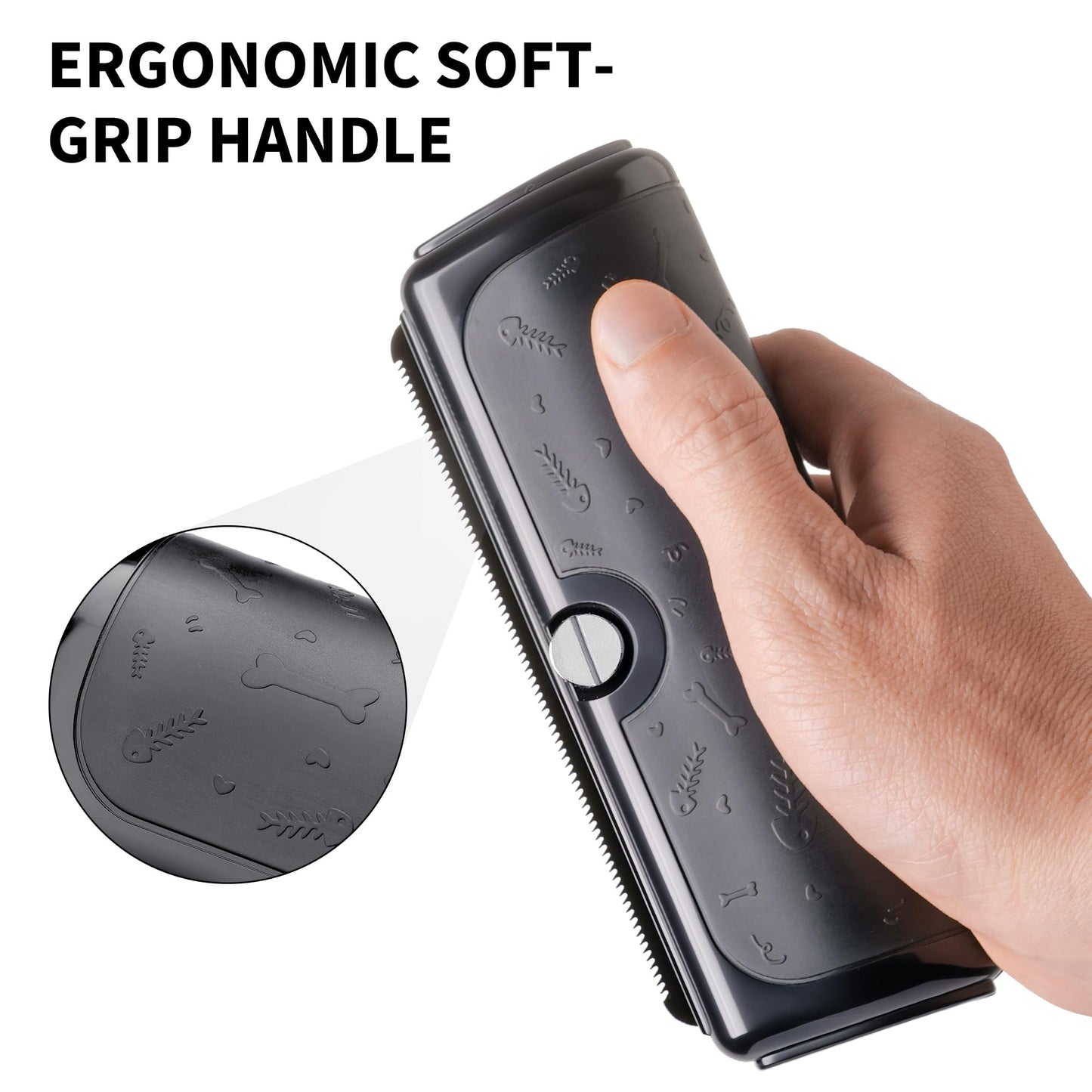 PetPog Deshedding Dog Brush and Grooming Tool – Pet Hair Remover Comb for Shedding, Easy Clean, Effective for Short and Long Hair, Professional Pet Grooming Brush for Dogs and Cats