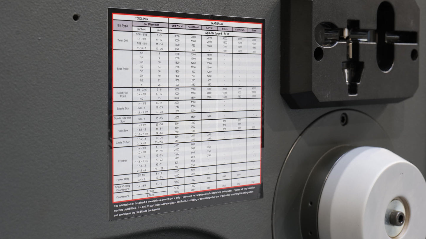 NEW! Laguna DP:20 Drill Press 110V, 1.5HP With Touch Screen Smart Panel - MDP20-1