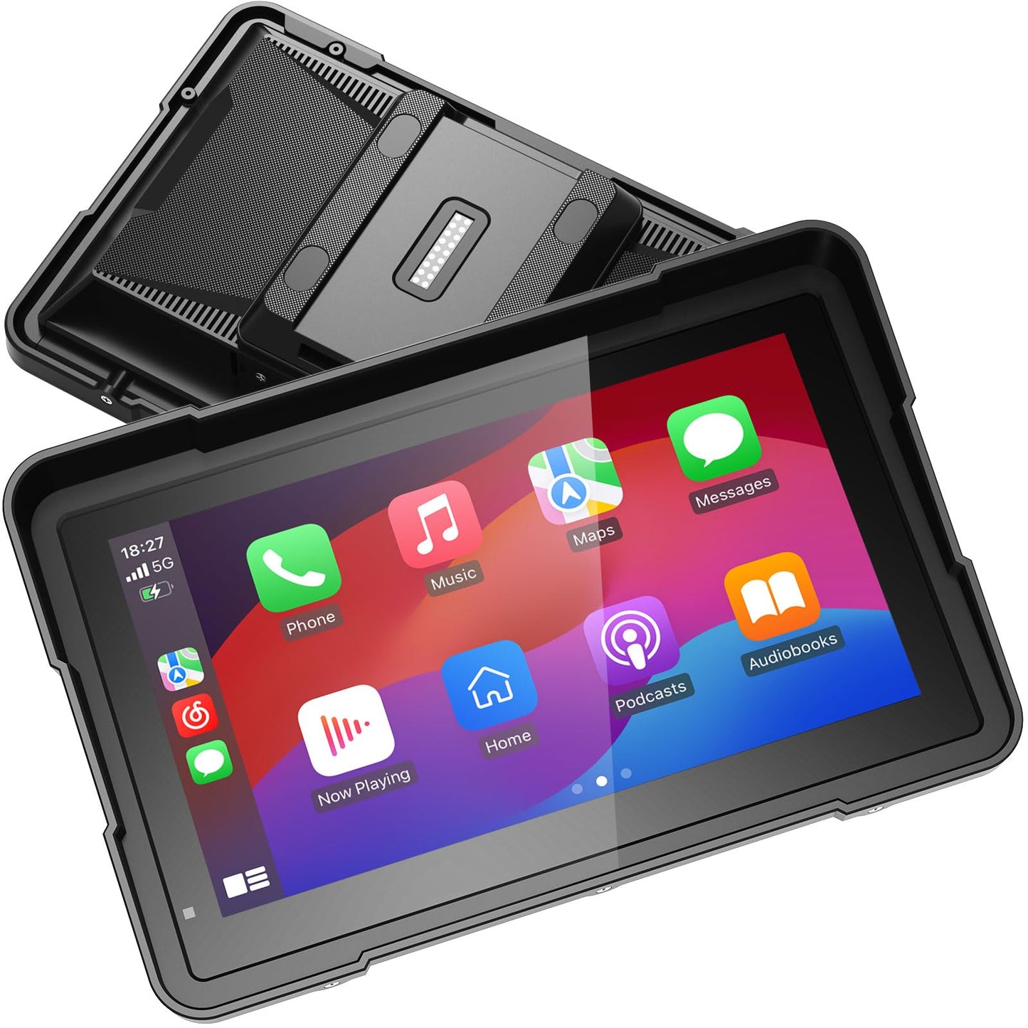 FancyTiger BM700 for BMW Motorcycle CarPlay & Android Auto, 7" IP67 Waterproof GPS Navigation Screen, Data Reading, Native Wonder Wheel Control, BT, TPMS, Light Sensor, Music Sharing, Intercom,16-Pin