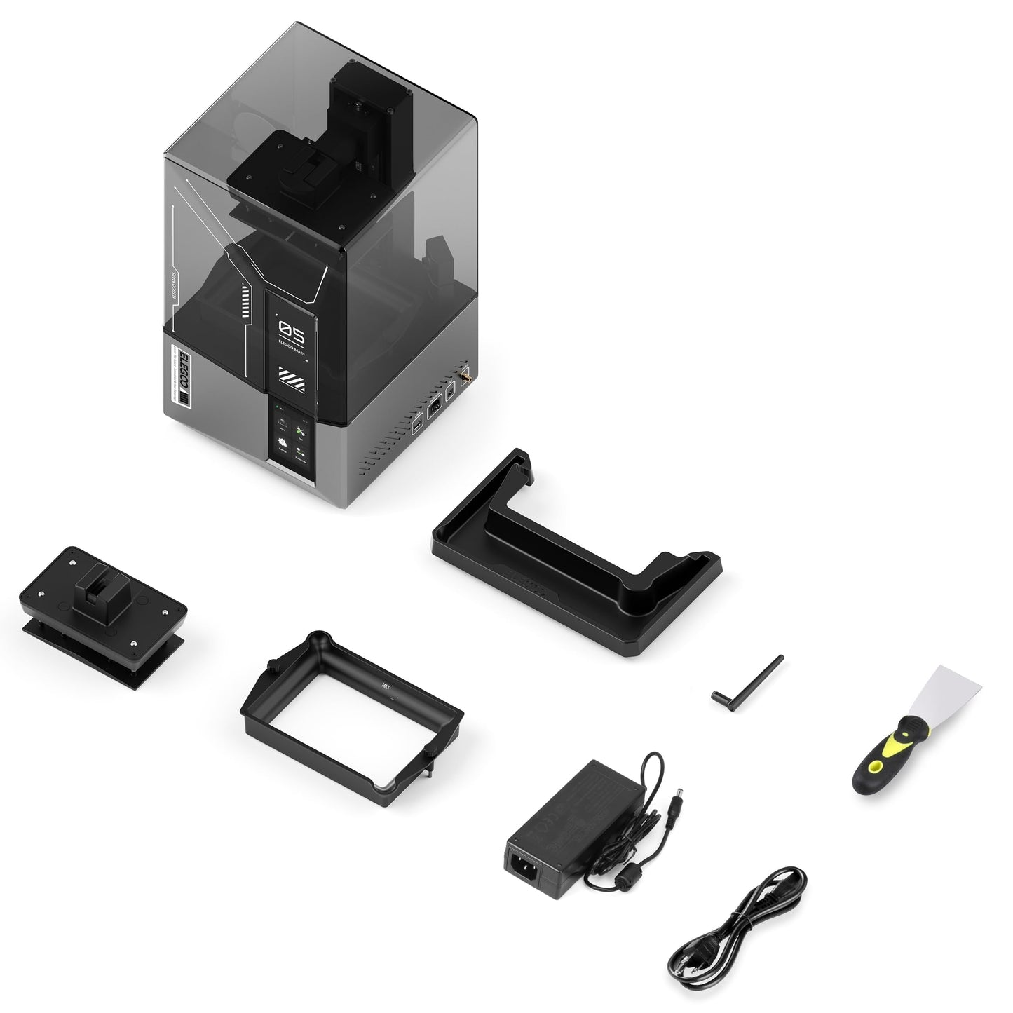 ELEGOO Mars 5 Ultra Resin 3D Printer with 7" 9K Mono LCD, 150mm/h High Speed Printing, Smart Automatic Leveling, Intelligent Detection, WiFi-Transfer, Printing Size of 6.04 x 3.06 x 6.49 inch