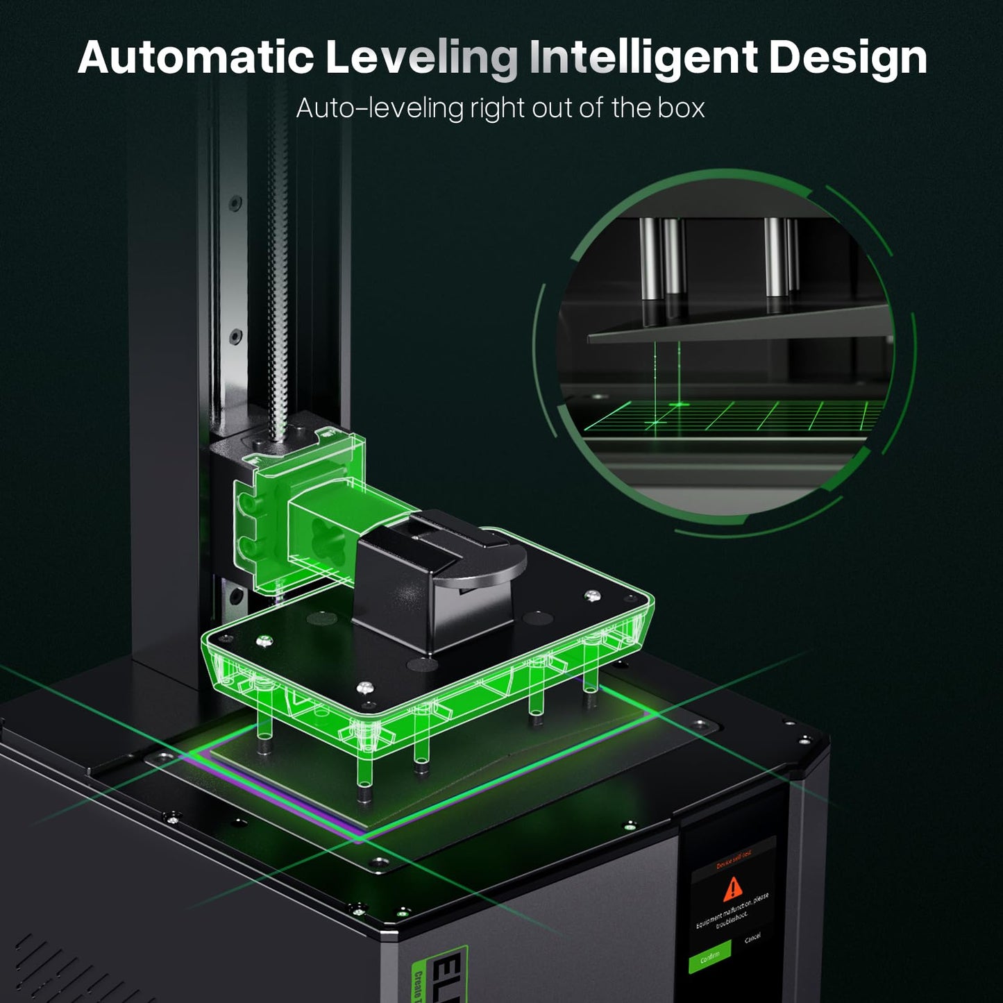 ELEGOO Mars 5 MSLA Resin 3D Printer, Smart Mechanical Sensor, Intelligent Automatic Leveling, COB Light Source, 6.6-inch Mono 4K LCD Screen, Large Printing Size 143.43 x 89.6 x 150 mm³