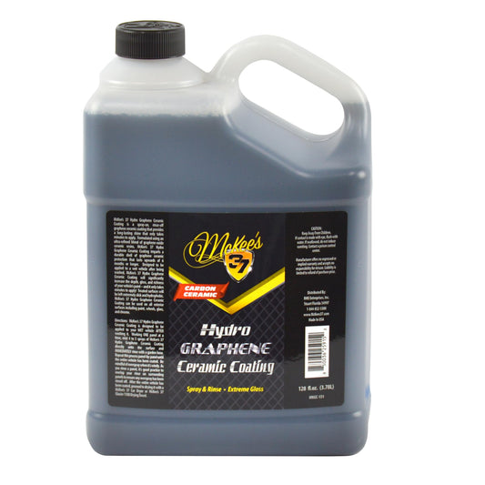 McKee's 37 - Hydro Graphene Ceramic Coating | Easy Spray On Ceramic Coating for Cars | Extreme Shine, Hydrophobic Protection & UV Resistance (128 oz)