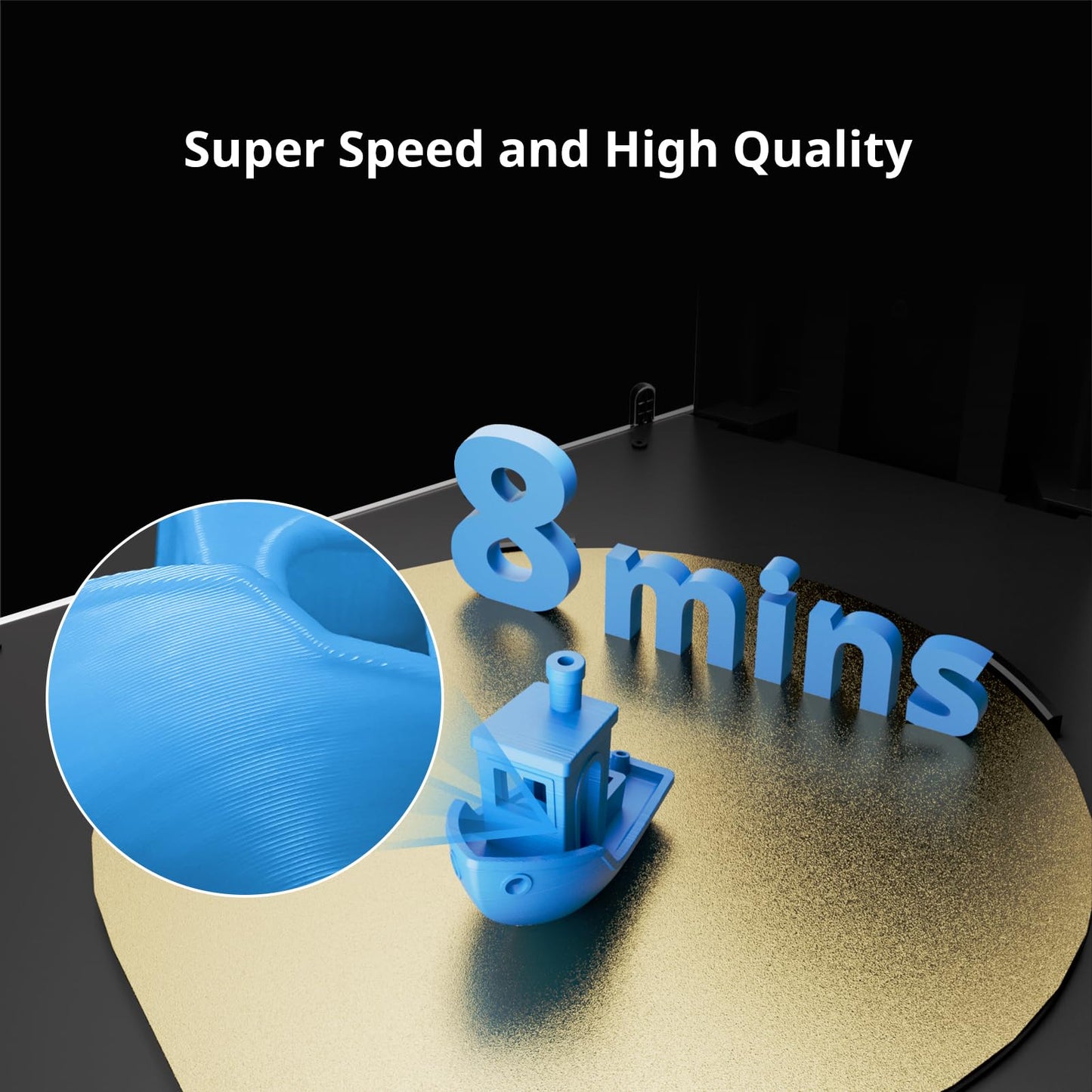 FLSUN T1 Pro Delta 3D Printer - Ultra-Fast 1000mm/s Printing, Dual-Gear Extruder, 300°C Nozzle, One-Button Auto-Leveling, AI Monitoring, FDM 3D Printer, Large Print Size 11.2"x11.2"x13"