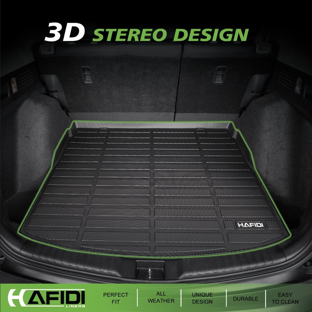 HAFIDI All Weather Car Floor Mats & Cargo Liner for 2010-2015 RX RX350 RX450h Custom Fit Full Set Accessories - Black