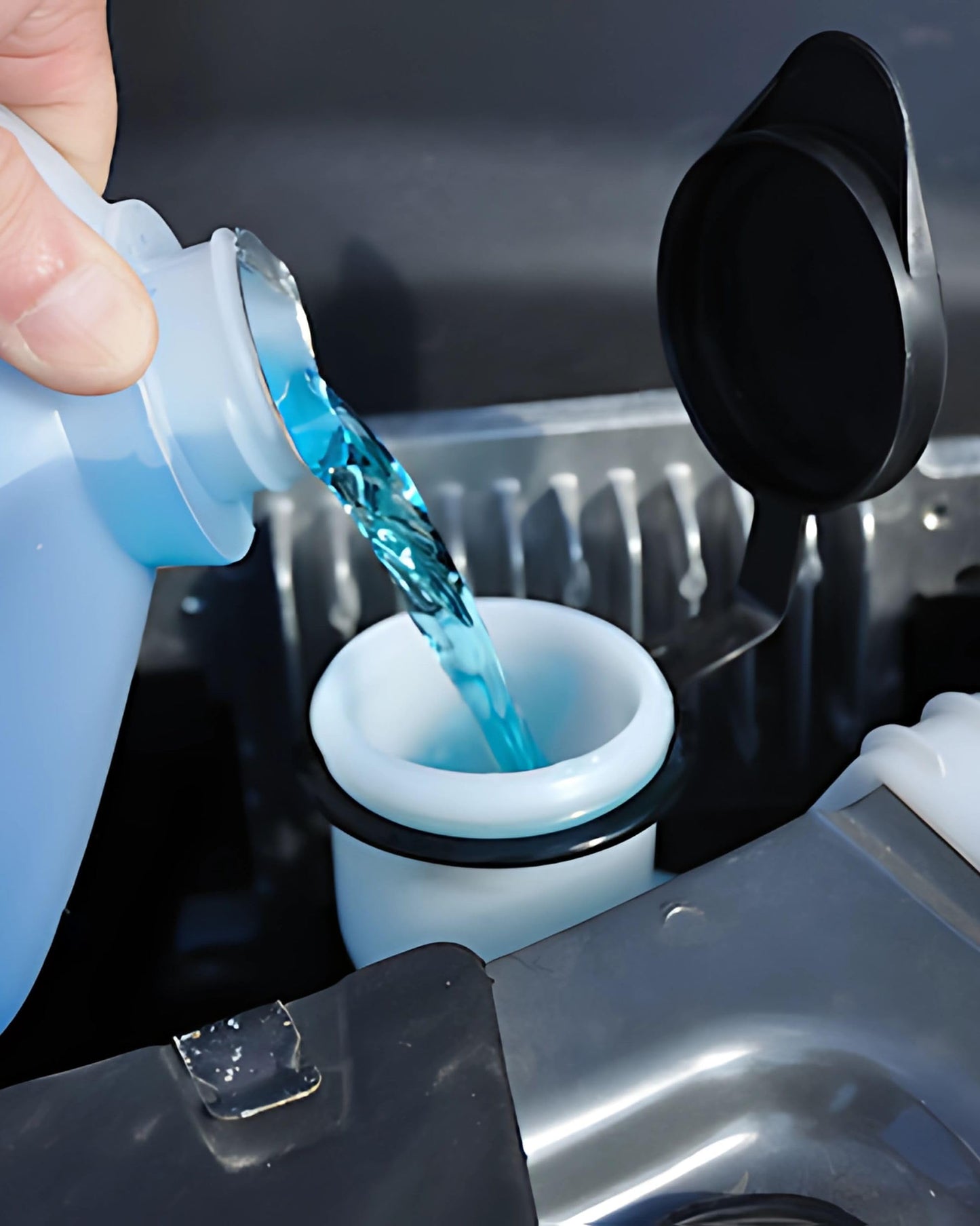 All-Season Windshield Washer Fluid -20°F | De-Icer | Freeze Protection | Summer & Winter | Universal Visibility & Clarity | 1 Gallon (Pack of 6)