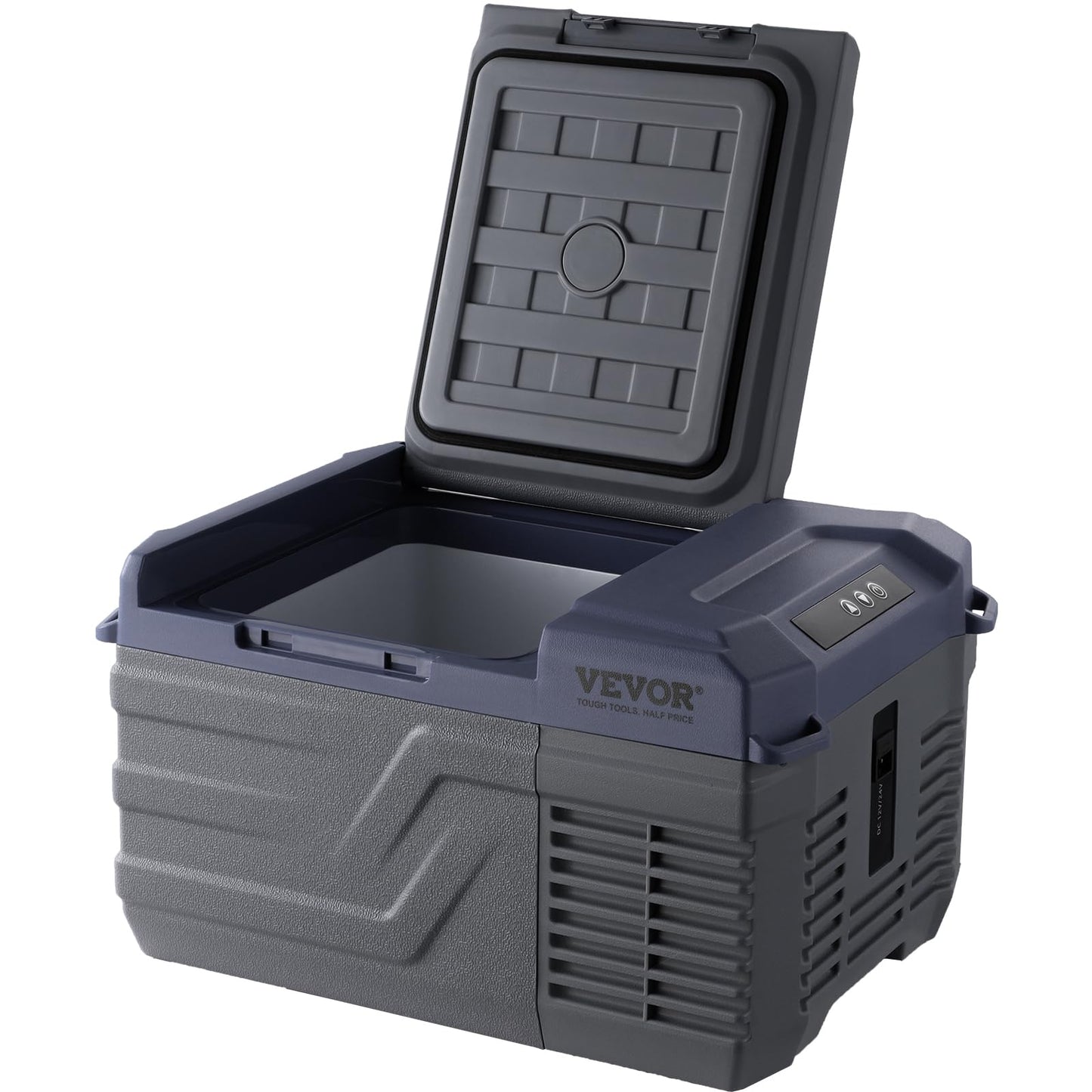 VEVOR Car Refrigerator, 12 Volt Car Refrigerator Fridge, 9 L Single Zone Portable Freezer, -4℉-68℉ Adjustable Range, 12/24V DC and 100-240V AC Compressor Cooler for Outdoor, Camping, RV