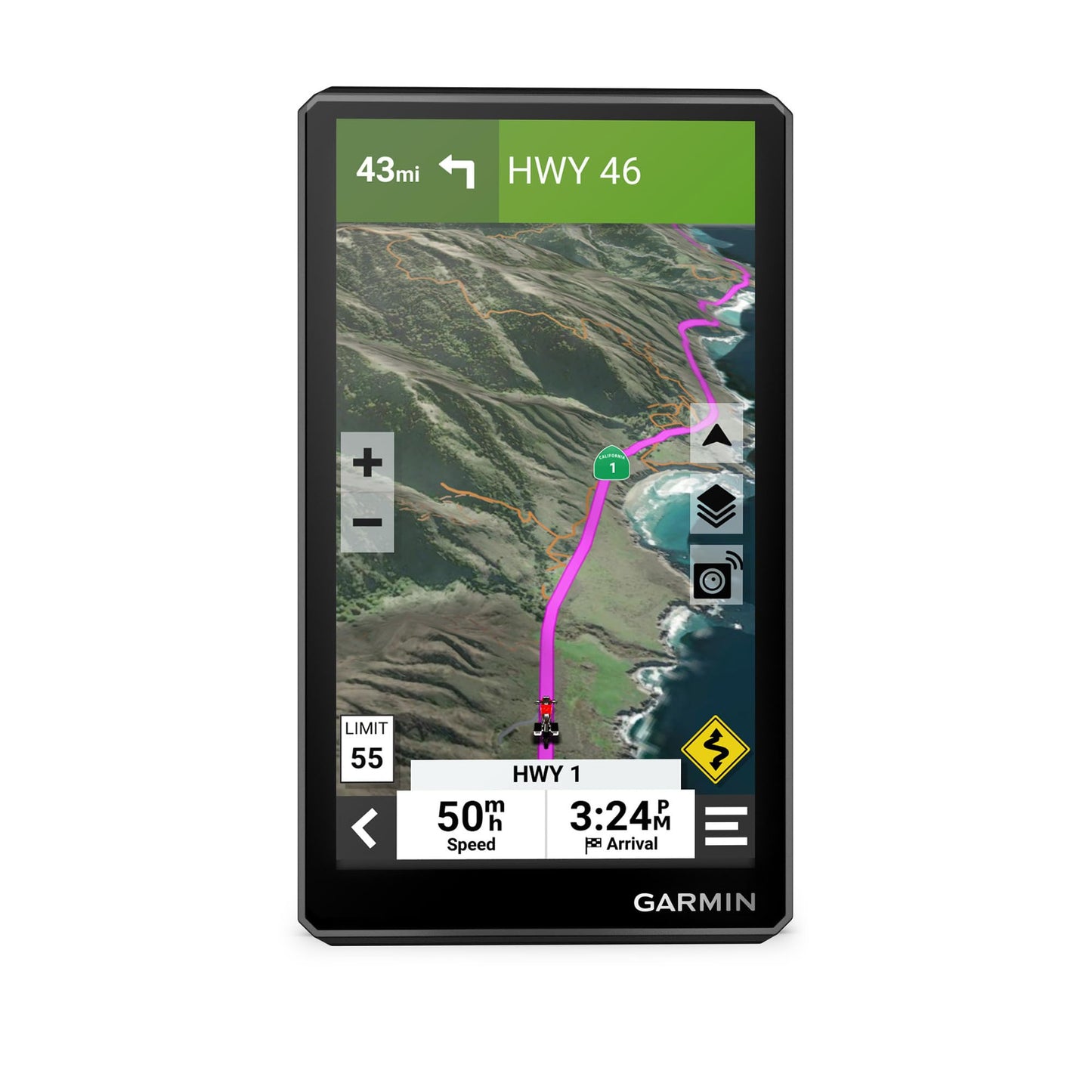 Garmin zūmo® XT2 All-Terrain Motorcycle Navigator, Ultrabright 6" Sunlight Readable Display, Visual Route Planner, and Ride Summaries