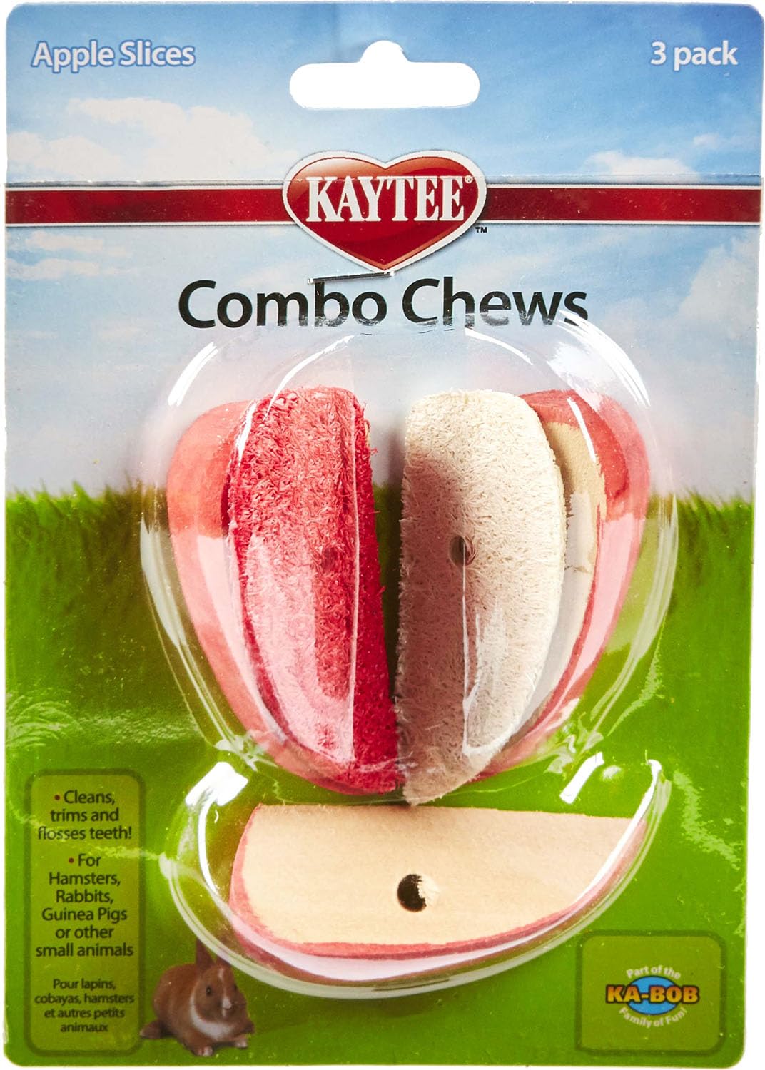 Kaytee Combo Chews Apple Slices, 3-Pack