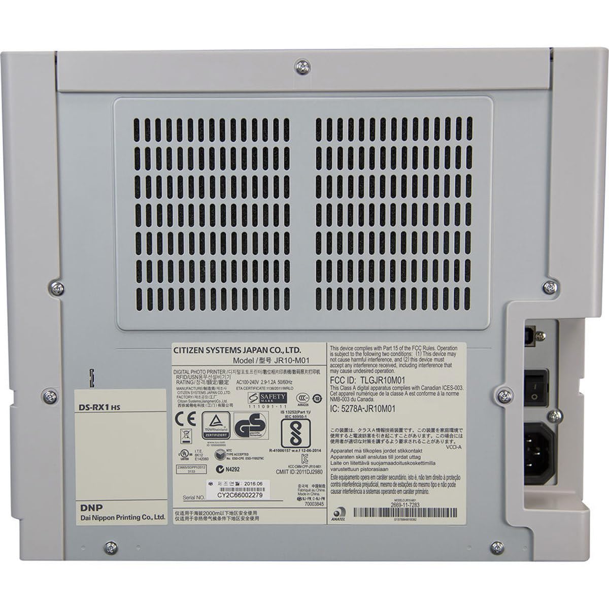 DNP Event Photo Printer DS-RX1HS 6" Dye Sublimation, for Booth Portrait Printing, 290 4x6 Prints Per Hour