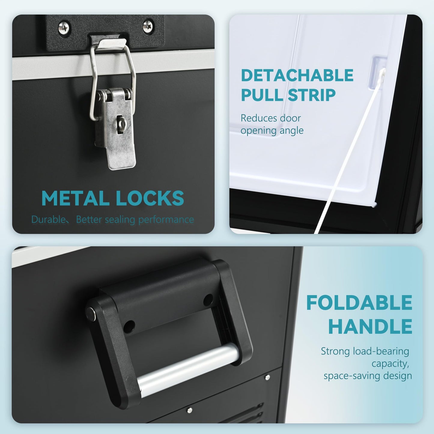 EUHOMY 12 Volt Refrigerator, 69QT Electric Cooler Powered by SECOP, Dual Zone Car Refrigerator -4℉~68℉, 12V Fridge 12/24V DC 110-240V AC, Portable Freezer for Camping, Travel, Boat