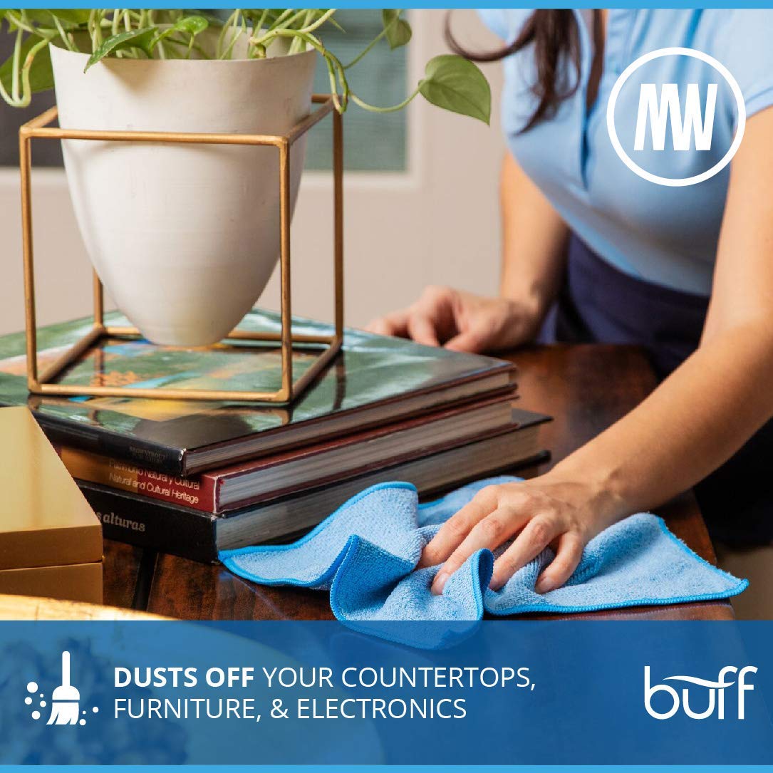 MW Pro Bulk Microfiber Cleaning Cloths Wholesale | Black - Case: 384 Quantity | Size 12" x 12" | Premium Microfiber Towels for Cleaning Glass, Kitchens, Bathrooms, Automotive…