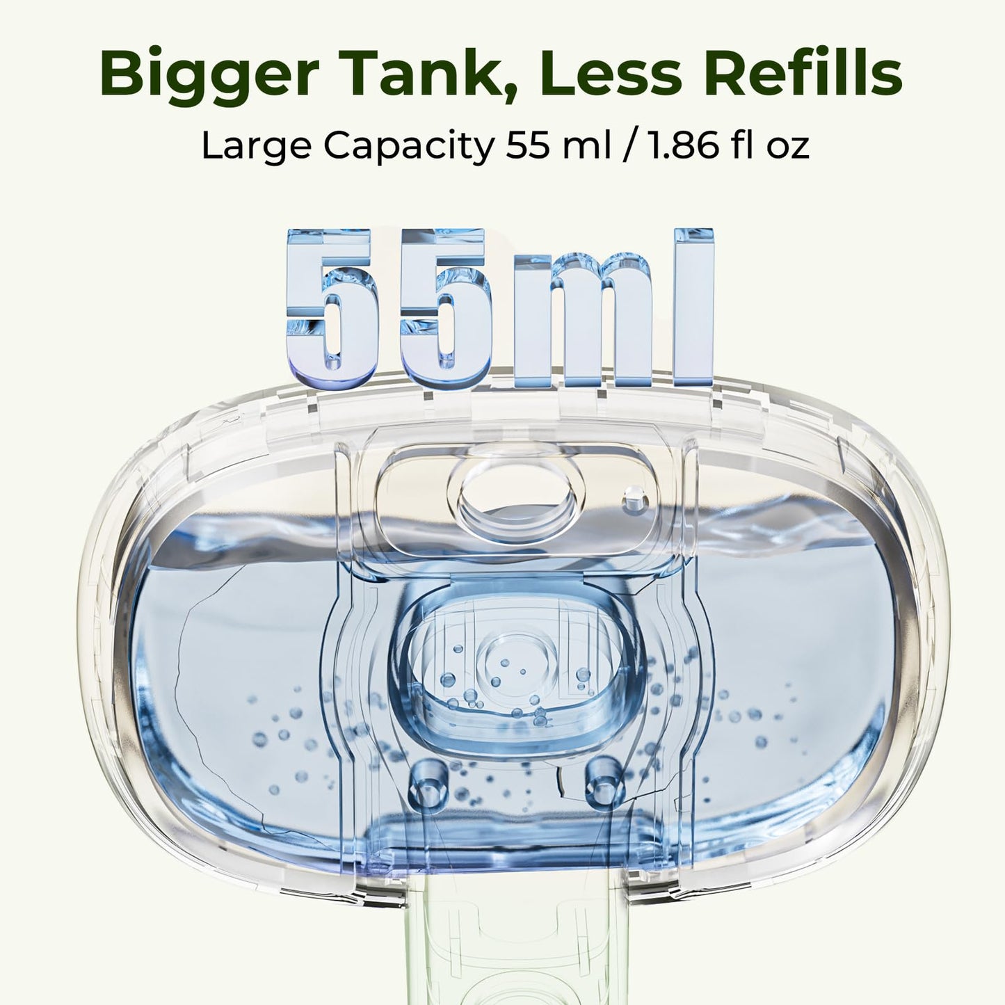 Pecute Cat Steam Brush, Self-Cleaning Steam Cat Brush with 2 Water Spray Modes, Large Capacity Tank, Steaming Renu Dog Brush for Shedding Massaging Grooming, Cool Mist Only