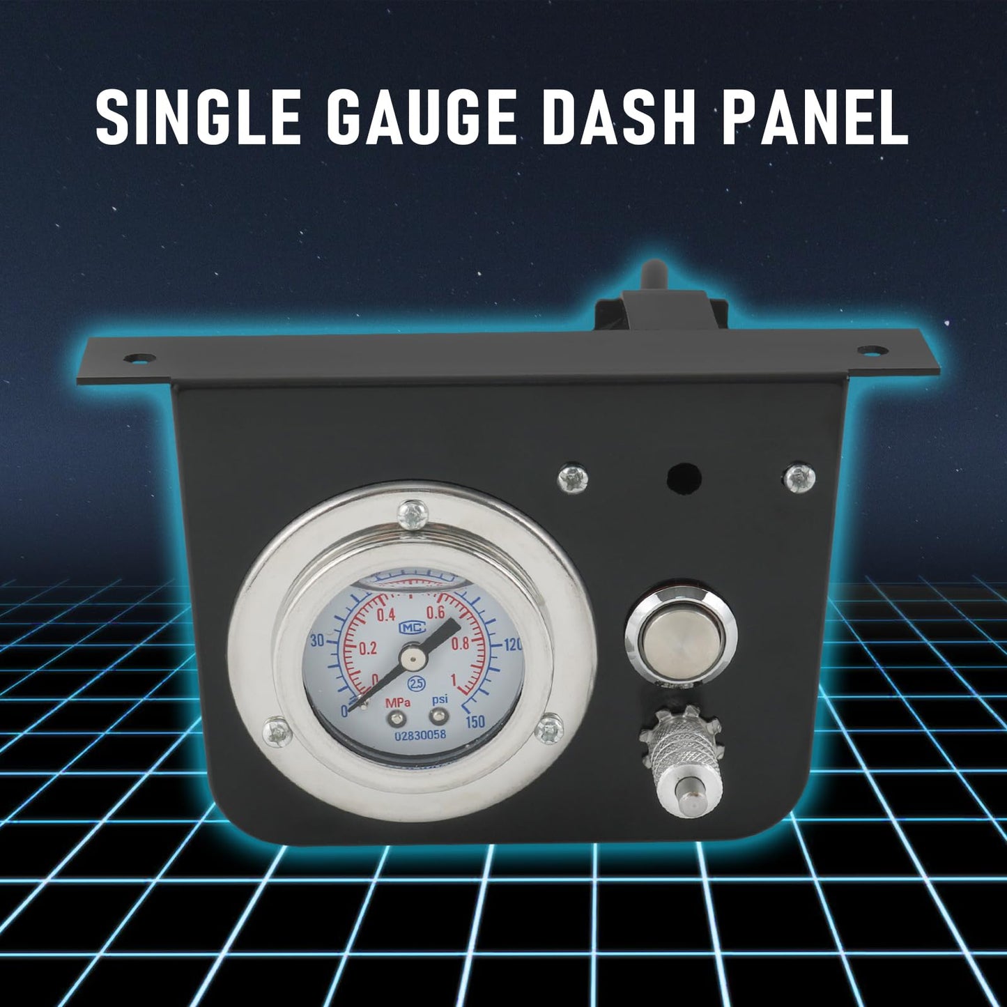 RUIANOMG On Board Air Compressor System Replacement For Trucks Vans, includes Air Spring Compressor, Gauge, Wiring harness, Line and Hardware Kit