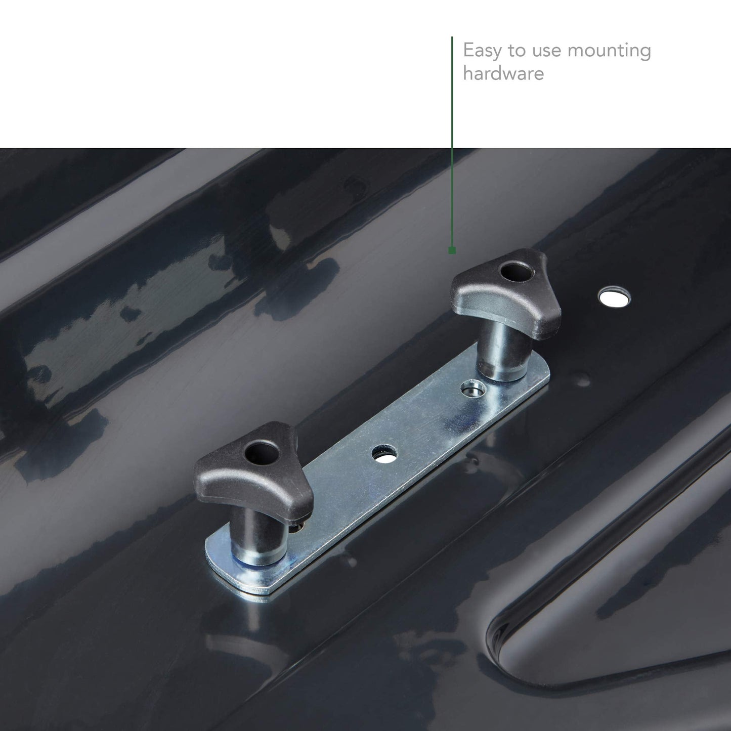 SportRack Vista XL Rear Opening Cargo Box,Black