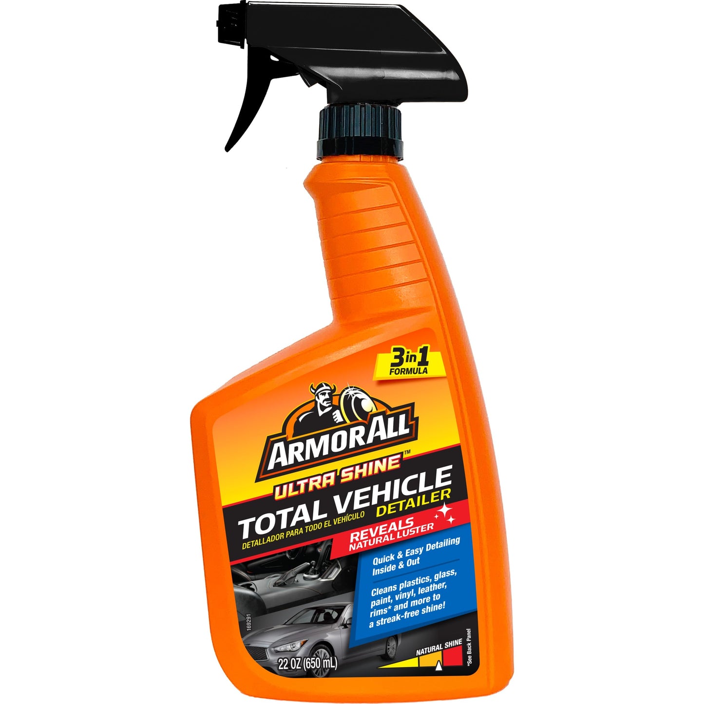 Armor All Ultra Shine Total Vehicle Detailer by Armor All, Car Detailer Spray for Interior and Exterior Use, 22 Fl Oz