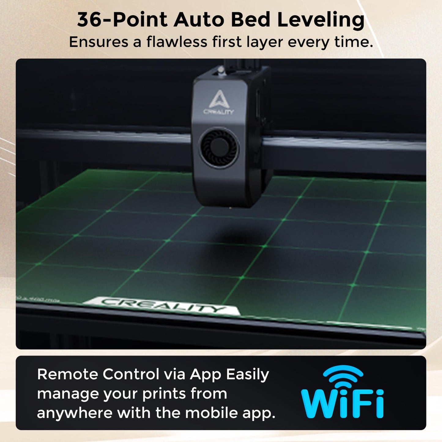 Creality Ender-5 Max 3D Printer, 400x400x400mm Large Build Volume, 700mm/s High-Speed Printing, 36-Point Auto Leveling, LAN Multi-Device Control, Professional FDM 3D Printing