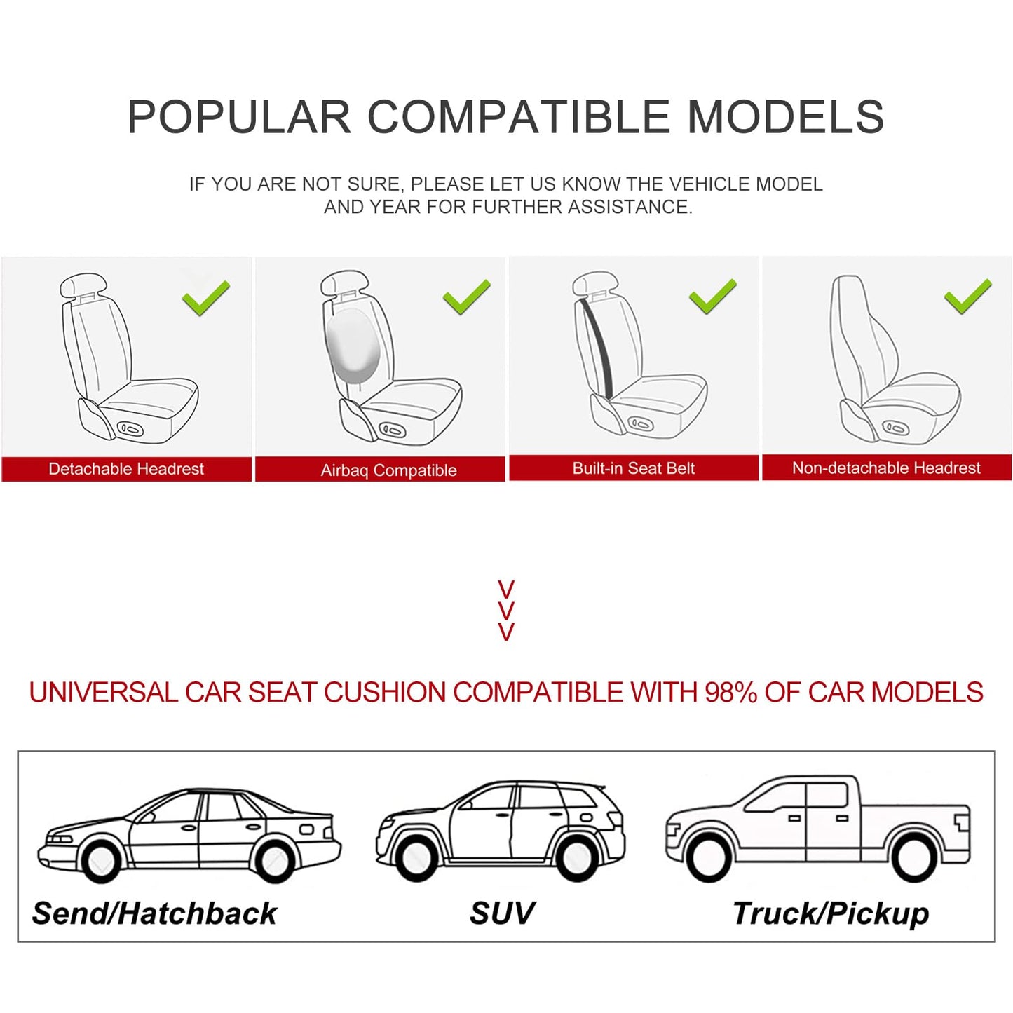 BOPUOVRE Car Seat Cover for Luxury & Comfort - PU Leather, Anti-Slip, Full Wrap Protection with Storage Pocket for Bottom Cushion - Universal Fit for 95% of Vehicles (Black,1 Piece)