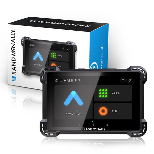 Rand McNally RANDTAB7 7-inch GPS Truck Navigator with Industry's Best Custom Trucking Routes, Rand Navigation 2.0 with 2025 Maps