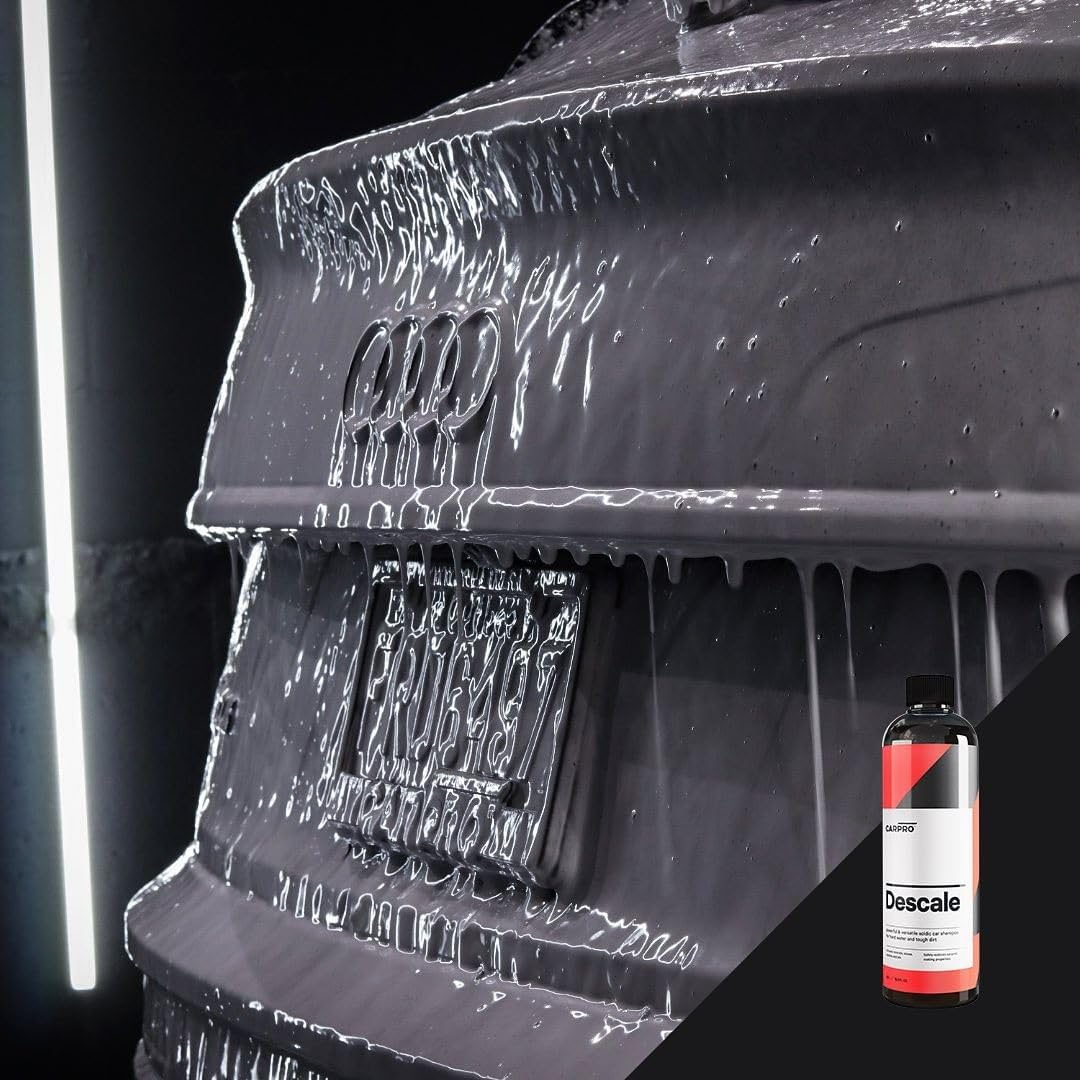 CARPRO Descale Acidic Car Shampoo Wash Concentrate, Removes Minerals, Waxes, Sealants & Oils - Gallon (135oz)