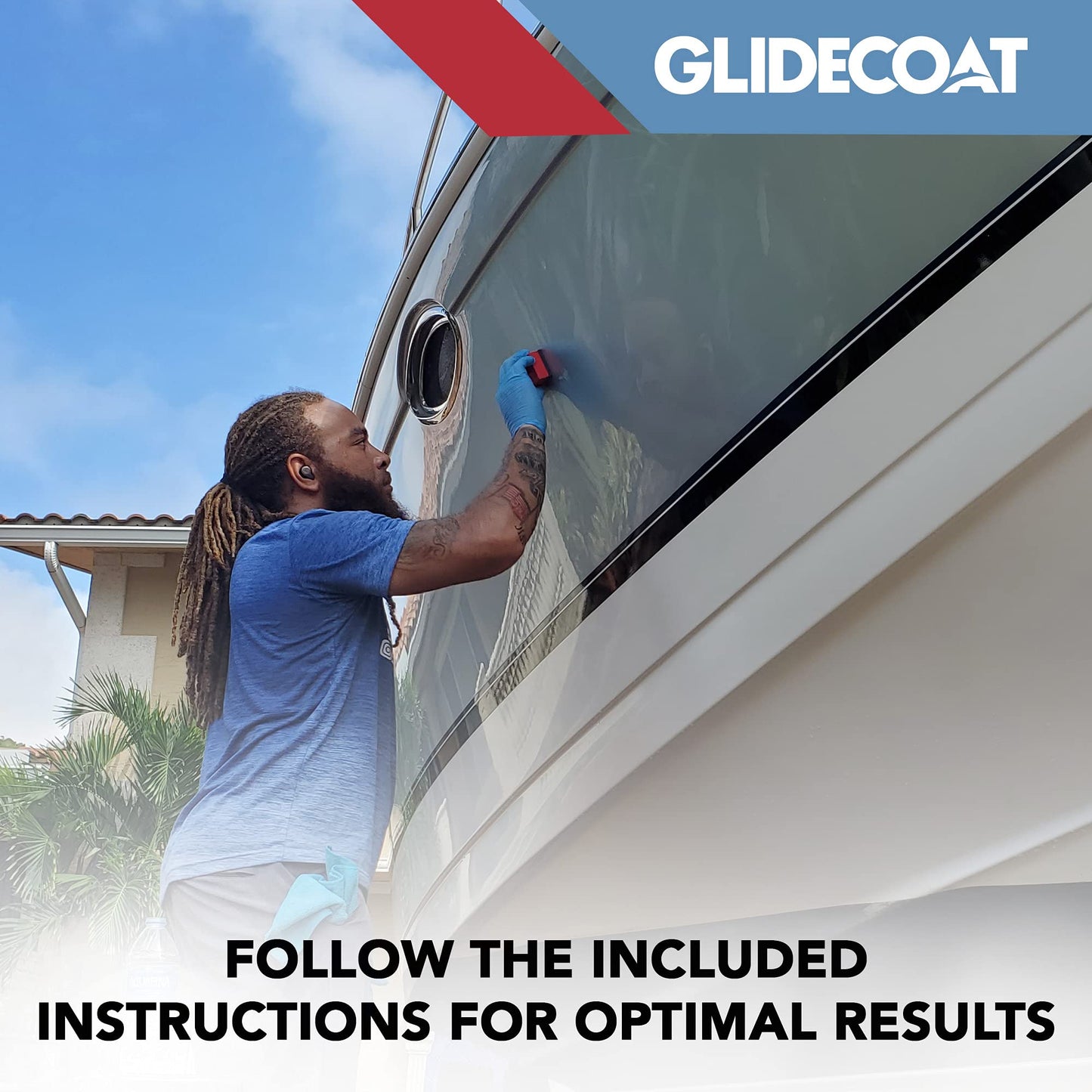 Glidecoat Marine Ceramic Coating (250ml)-Nano Ceramic Coating for Boats, Cars-Better Than Car Wax Polish and More Durable than Regular Ceramic Coating for Cars - Extremely Durable Coating (250mL)